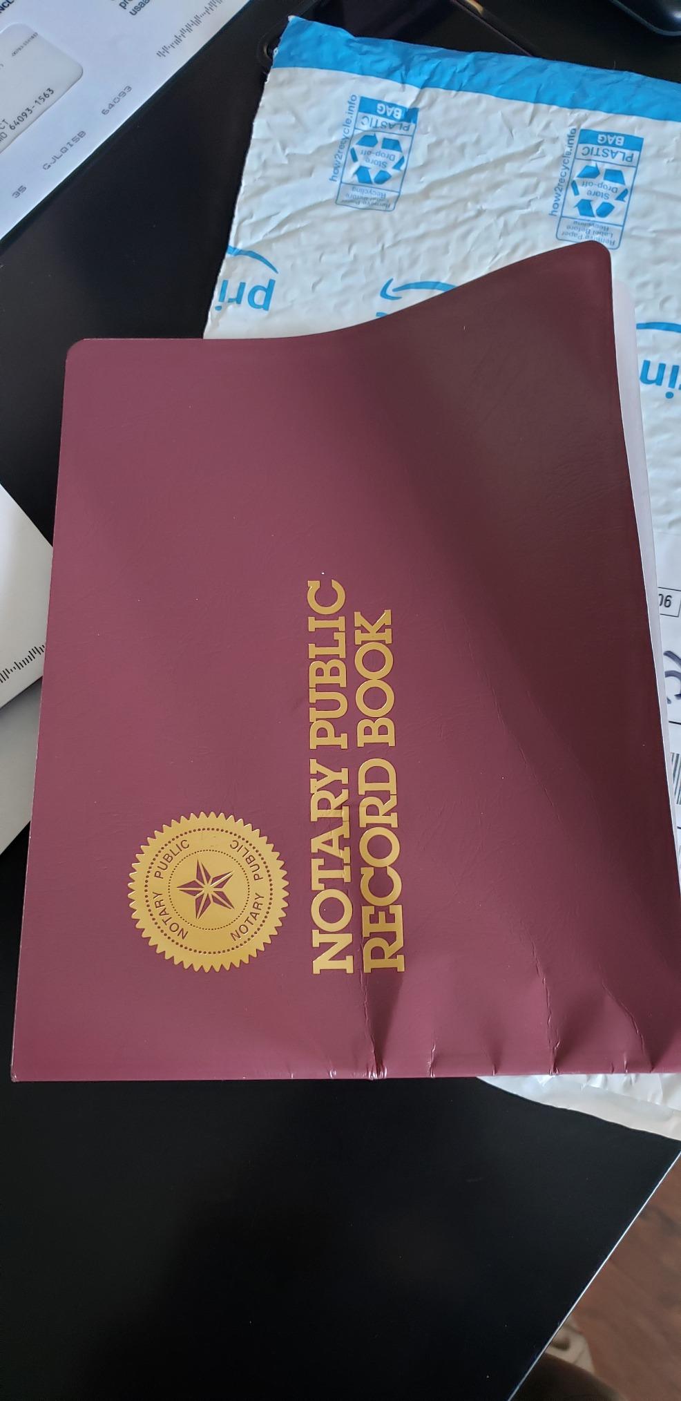 Dome Notary Public Record Book customer photo 1