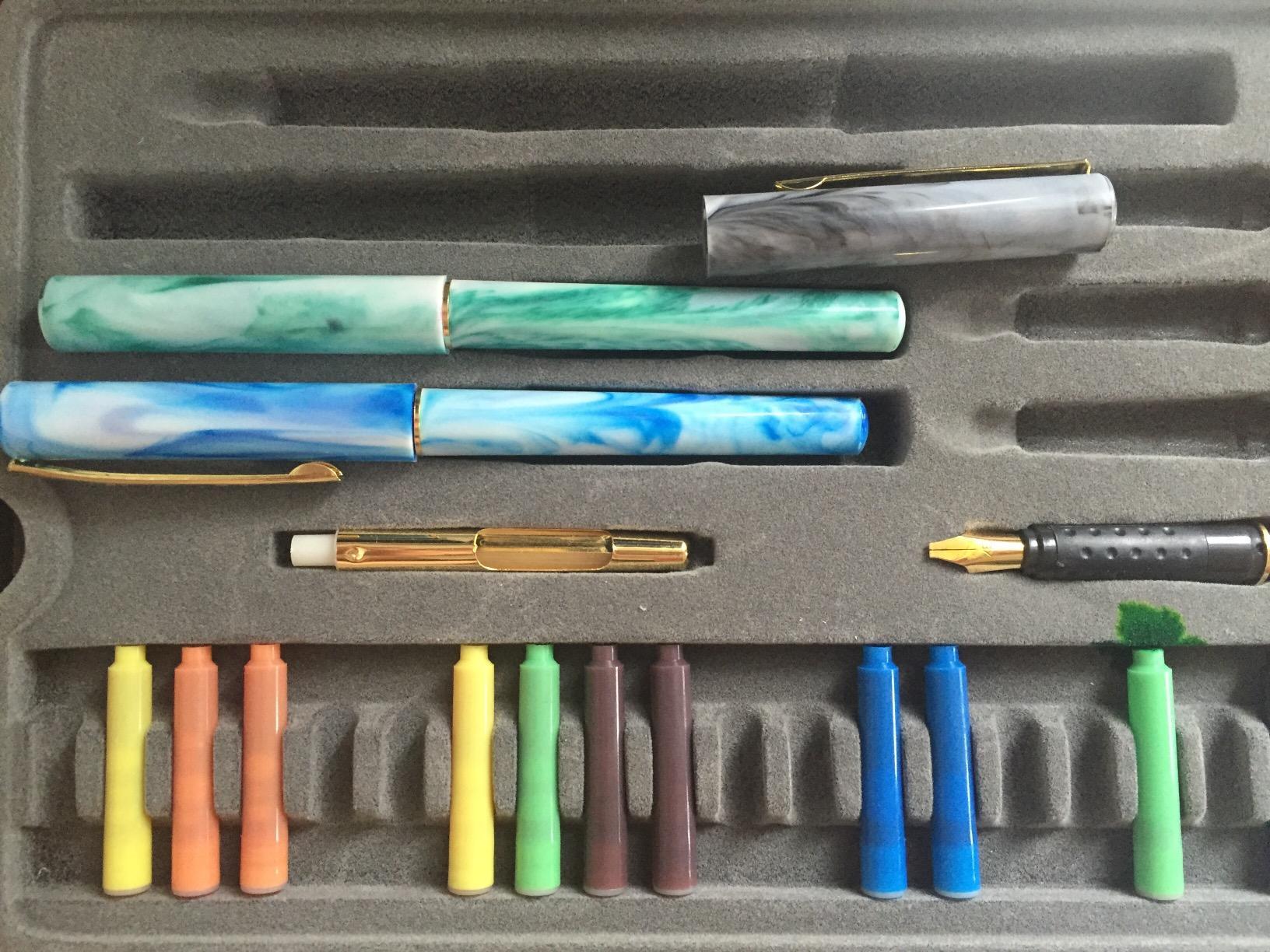 STAEDTLER calligraphy pen set, ideal for all skill levels, 899 SM5, Assorted, 33 Piece Set customer photo 1