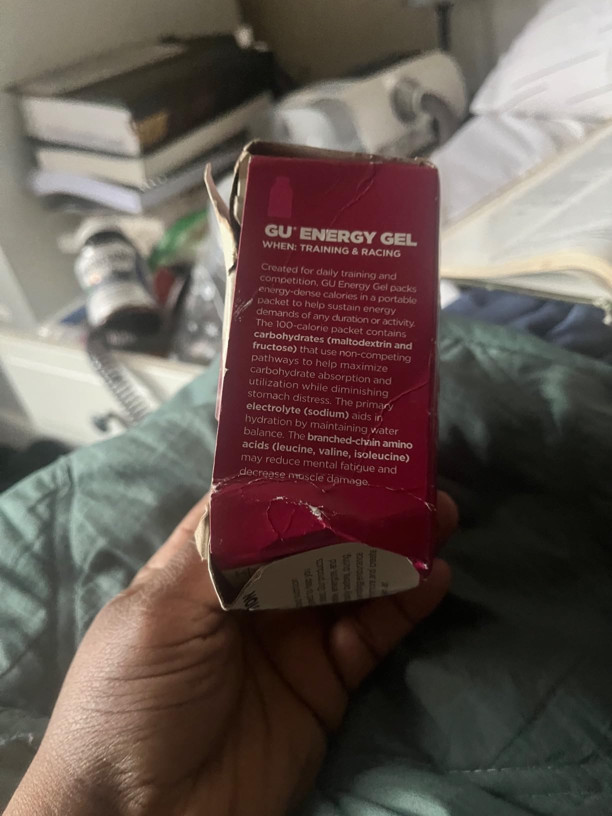 GU Energy Original Sports Nutrition Energy Gel, Vegan, Gluten-Free, Kosher, and Dairy-Free On-the-Go Energy for Any Workout, 8-Count, Tri-Berry customer photo 2