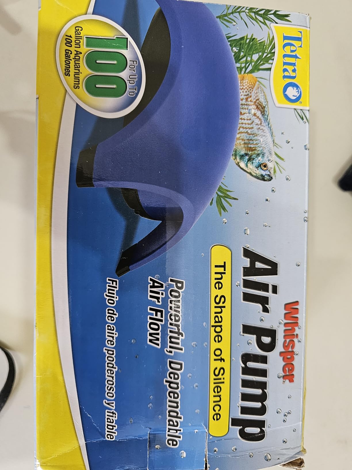 Tetra Whisper Air Pump for Aquariums Up to 40 Gallons, Non-UL | Suspended Motor For Quiet Operation, Provides Oxygen & Water Movement In Fish Tank, For Freshwater Or Marine Fish customer photo 2