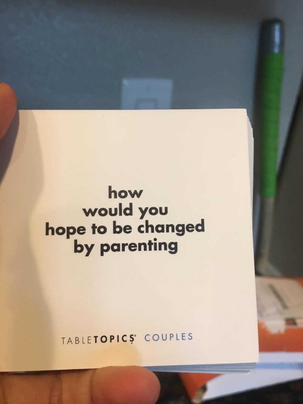 TableTopics Couples Conversation Starter Card Game for Romantic Partners - 135 Questions for Date Nights, Reconnecting, & Strengthening the Relationship, Gift for Couples, Weddings, Anniversaries customer photo 1
