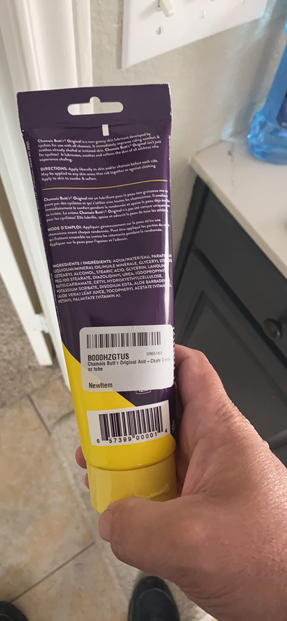 Chamois Butt'r Original Anti-Chafe Cream, 8 oz tube customer photo 2