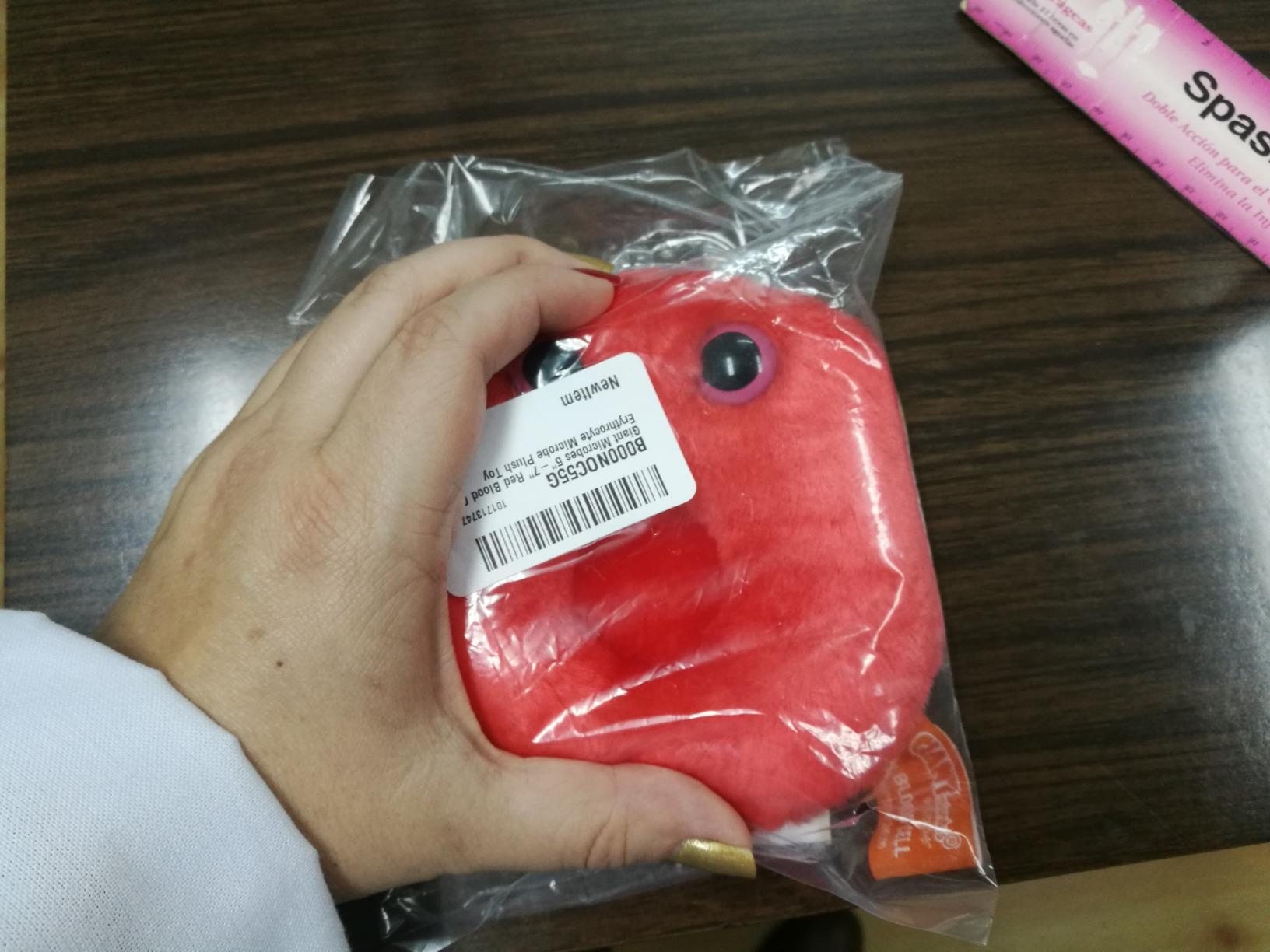 GIANTmicrobes Red Blood Cell Plush, Blood Drop Plush, Blood Bank, Gifts for Lab Techs, Hematology, Phlebotomy Gifts, Leukemia Awareness, Immunology Gift, Lymphatic System customer photo 1