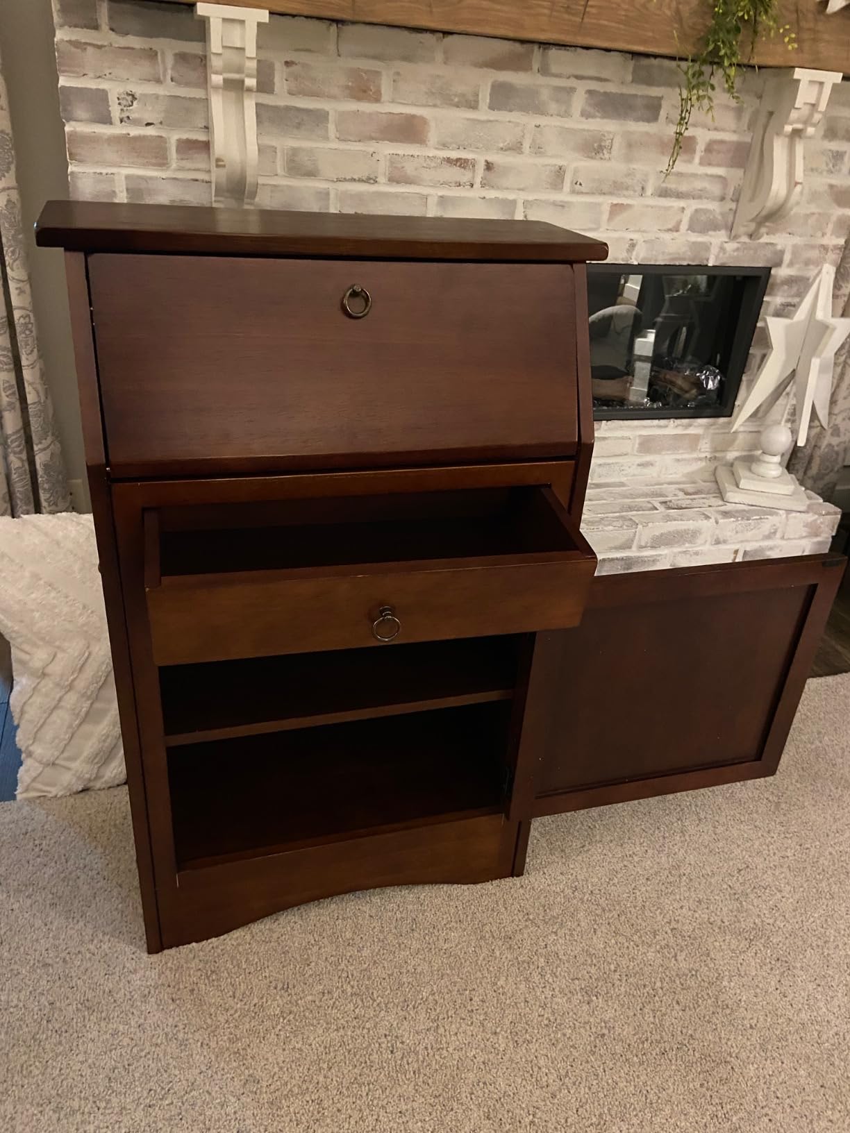 Winsome Regalia Secretary Desk, Antique Walnut customer photo 1