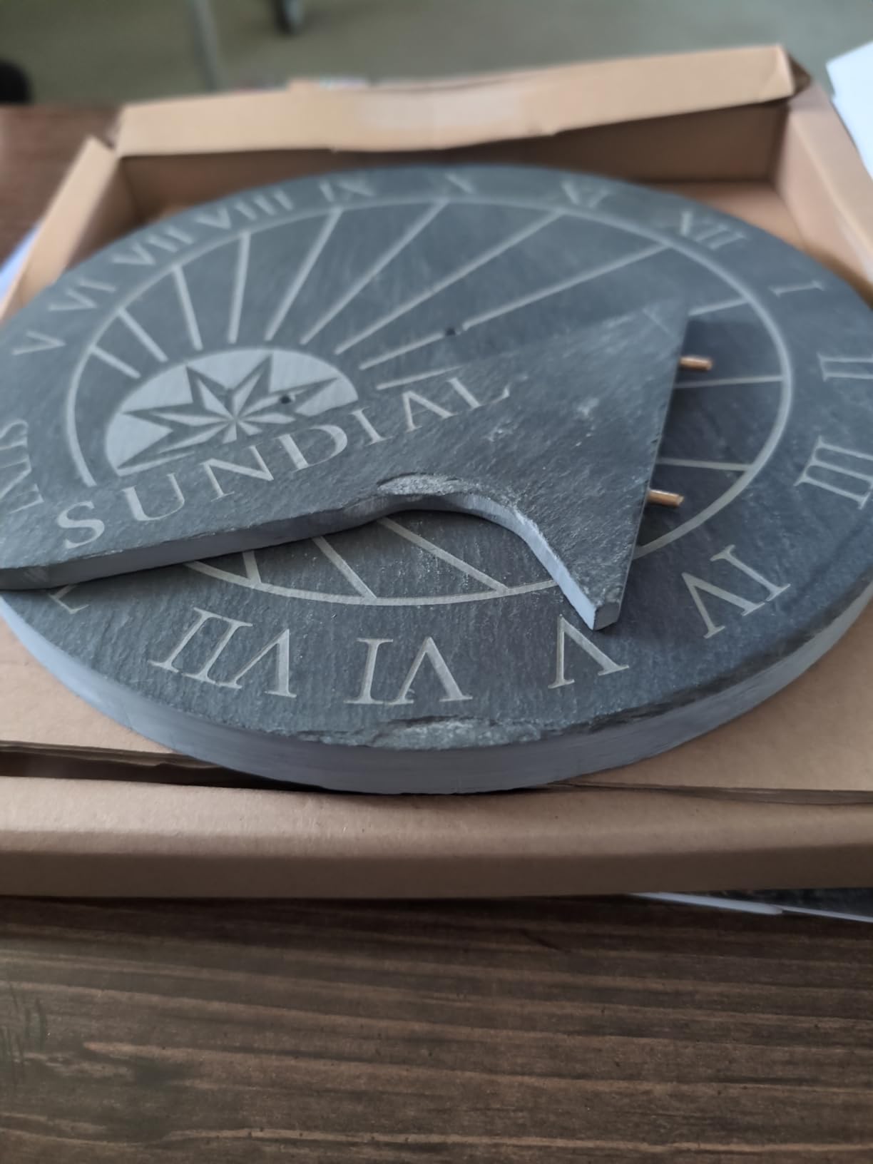 Esschert Design USA LS002 Round Slate Sundial customer photo 1