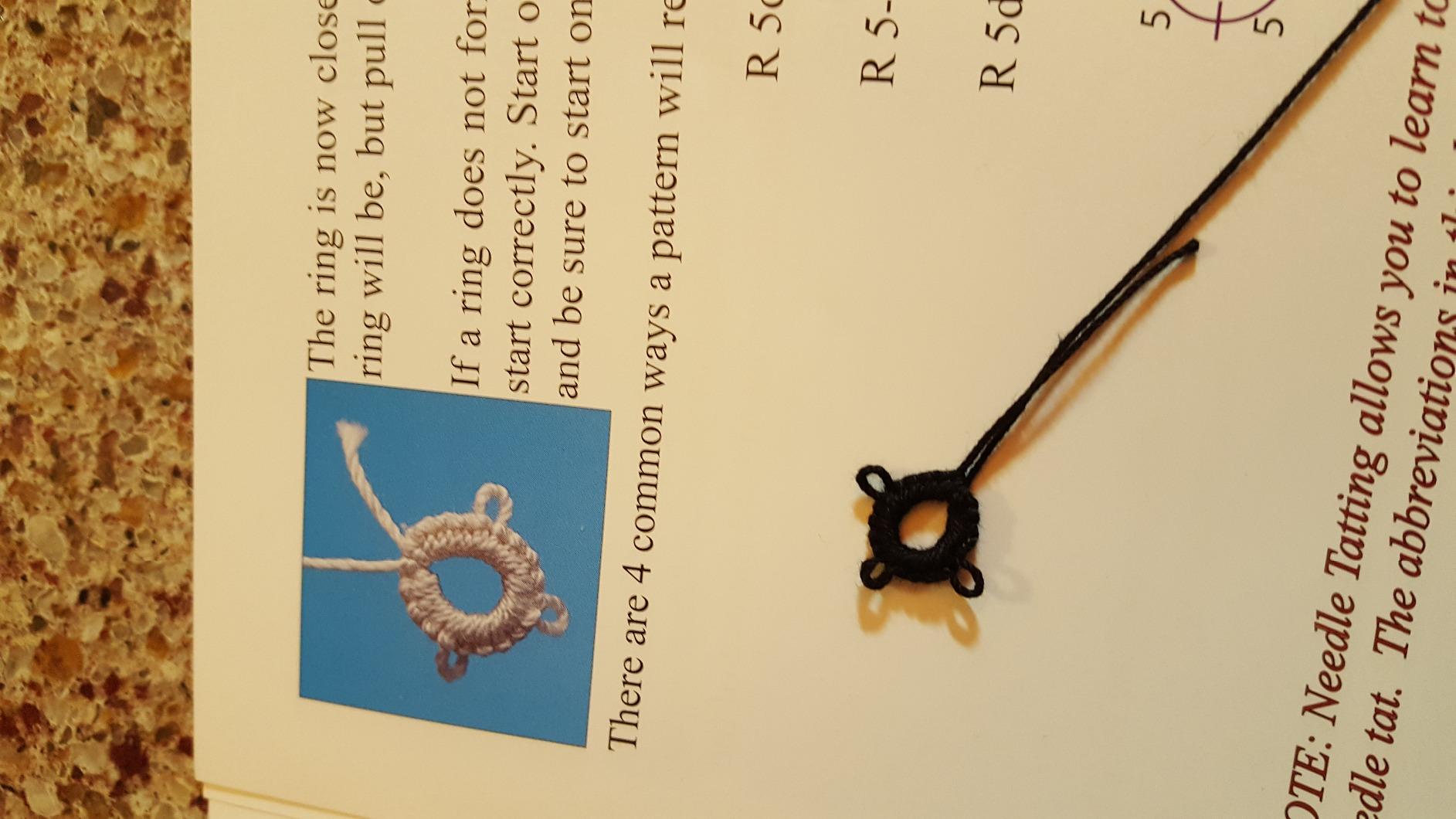 Handy Hands Tatting Book, Blue customer photo 1