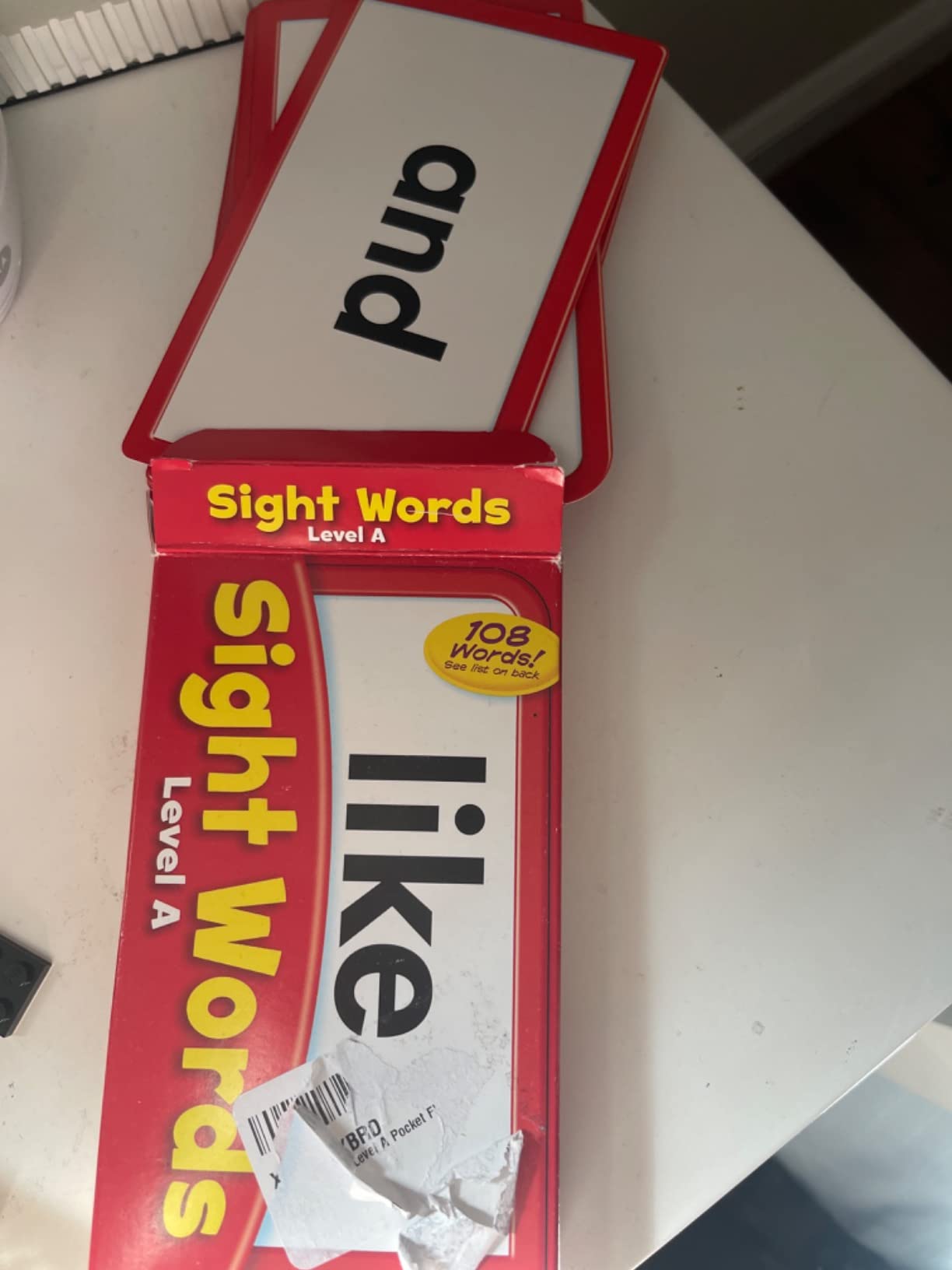 Trend Enterprises: Sight Words Level A Pocket Flash Cards, Great for Skill Building and Test Prep, 56 Two-Sided Cards Included, 108 Commonly-Used Words, for Ages 4 and Up customer photo 1
