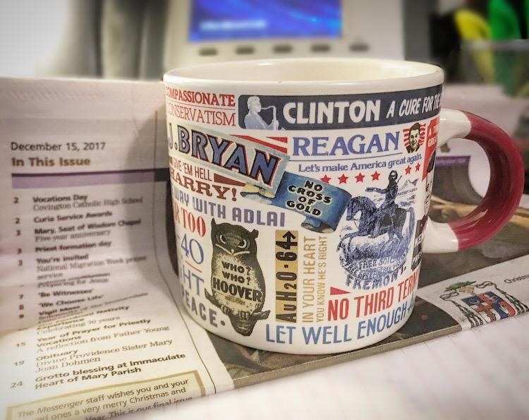 The Unemployed Philosophers Guild Presidential Slogan Coffee Mug customer photo 1