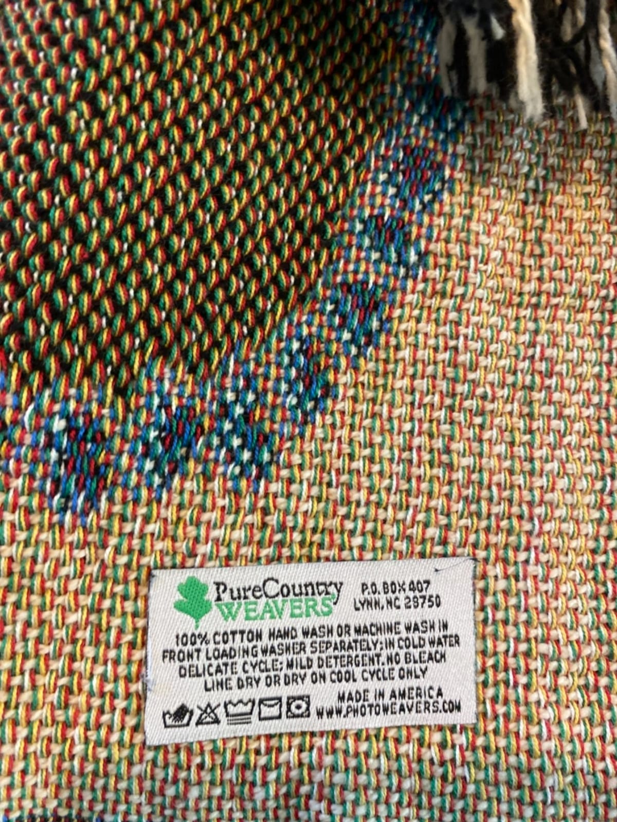 Pure Country Weavers PCW - US Navy - The Sailor's 23rd Psalm Blanket - Gift Military Tapestry Throw Woven from Cotton - Made in the USA (72x54) customer photo 1