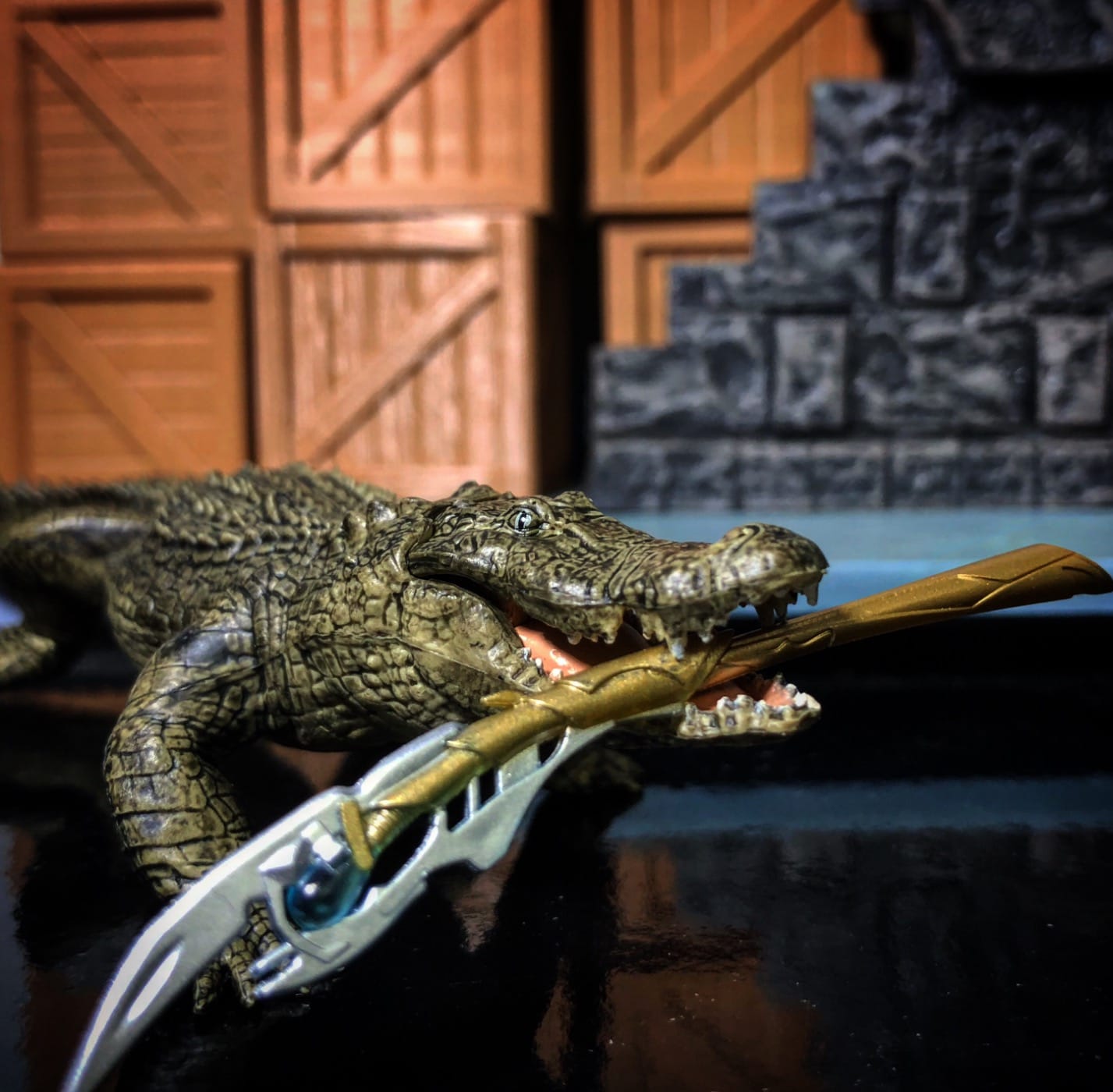 Realistic Komodo Dragon Figurine, Reptiles Collection, Kids Toy Ages 3+ customer photo 1