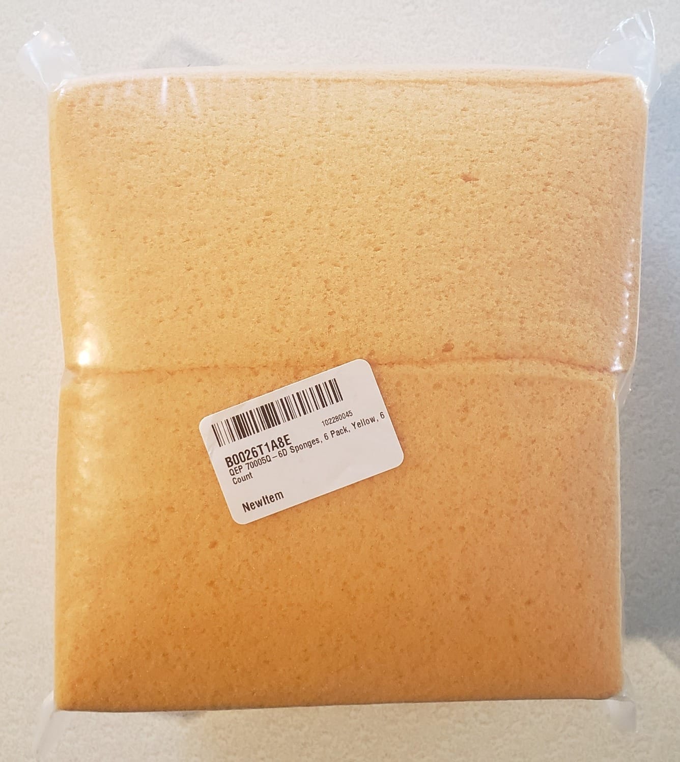 QEP 70005Q-6D 7.5 Inch x 5.5 Inch x 1.875 Inch Grouting, Cleaning and Washing Sponge, X-Large, 6-Pack customer photo 1