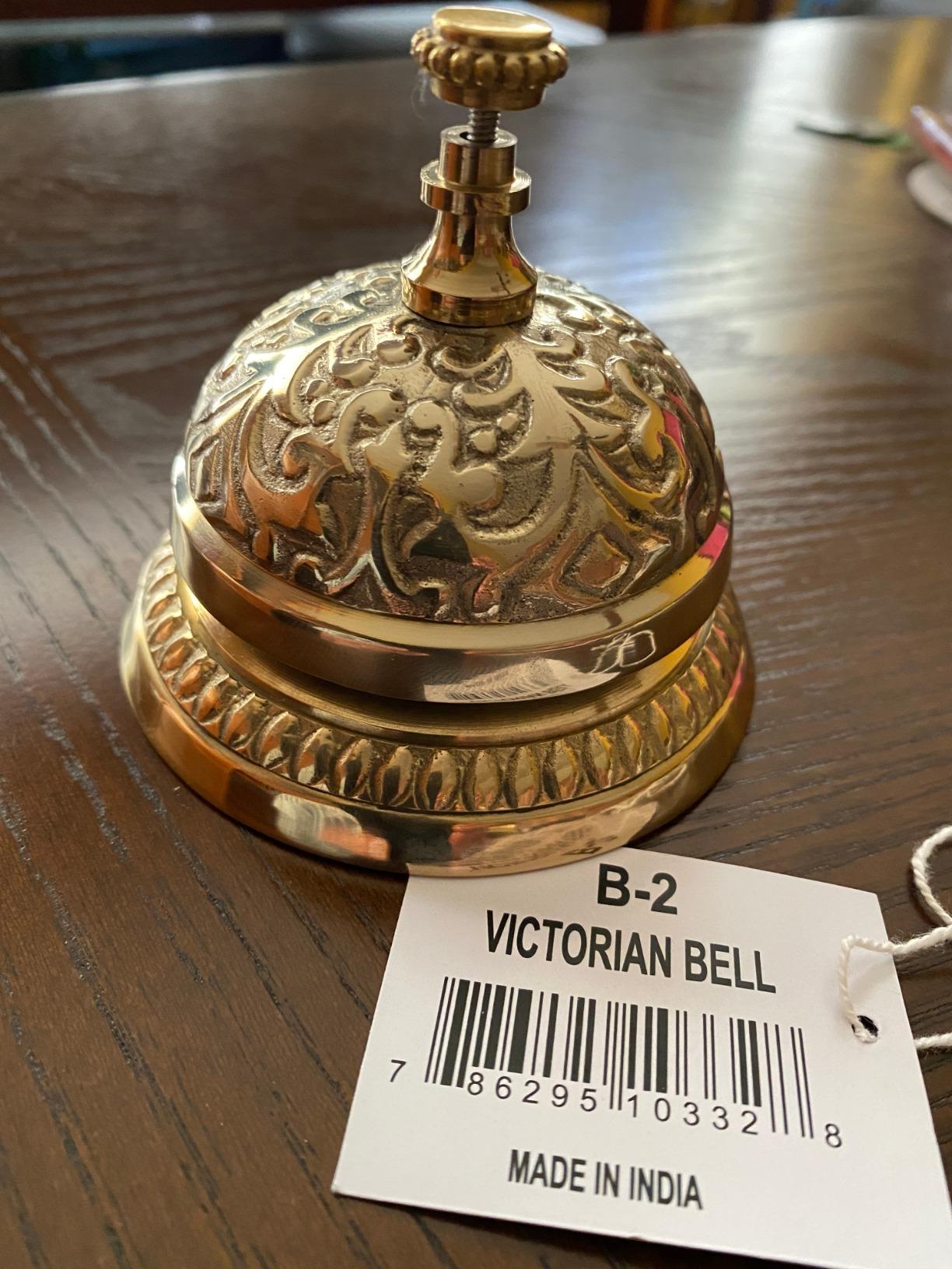Solid Brass Victorian Style Service Desk Bell customer photo 1