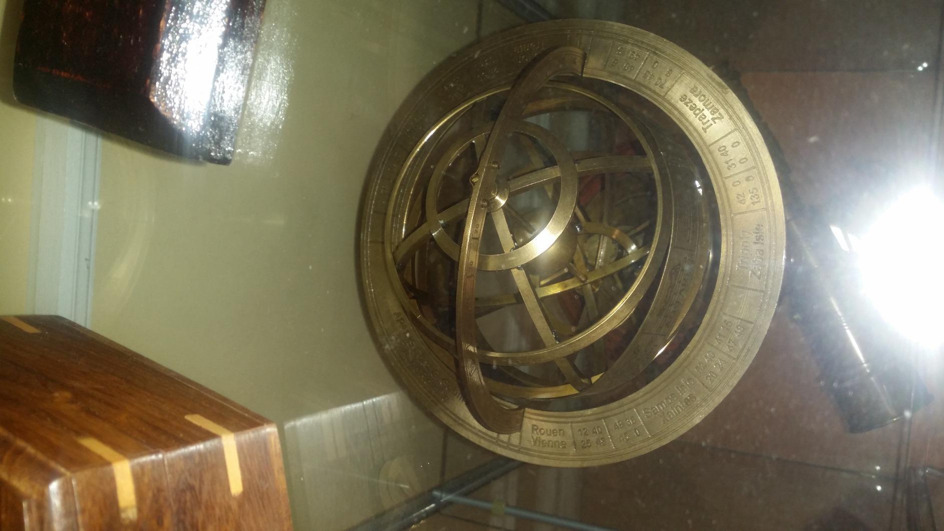 Vinatge Engraved Brass Tabletop Armillary Nautical Sphere Globe customer photo 2
