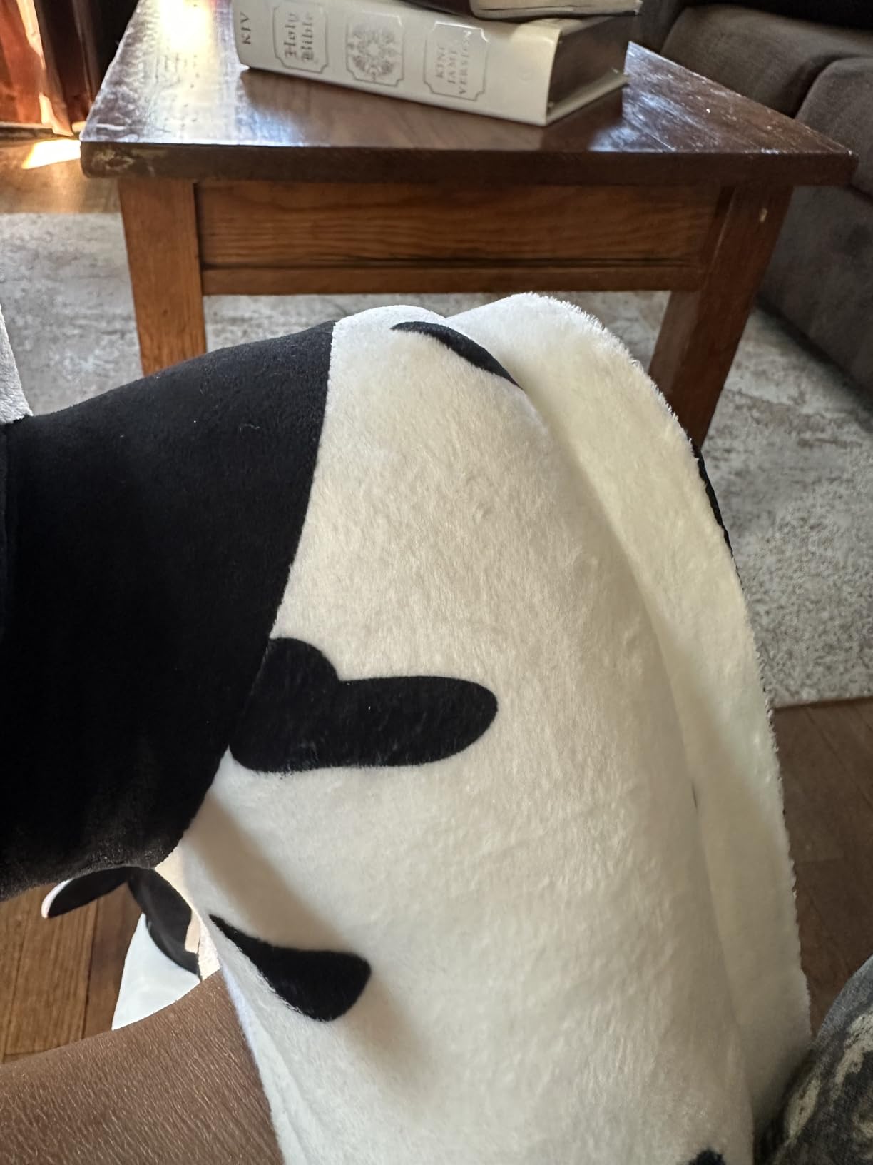 Happy Feet Animal Slippers for Adults and Kids, Cozy and Comfortable, Sturdy Rubber Soles, Thick 1-Inch Memory Foam Footbed, Non-Skid Bottoms, Plush Velvety Material Slippers, As Seen on Shark Tank customer photo 2