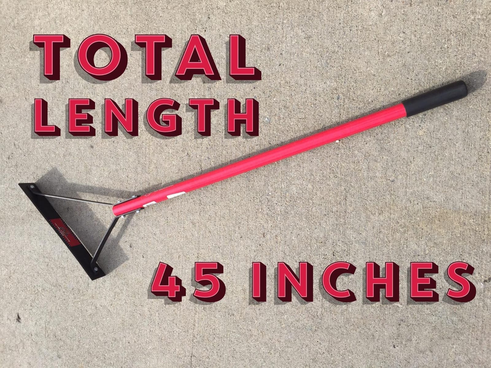 BULLY TOOLS 12-Gauge Grass Cutter - Manual Grass Cutter Tool with Long Fiberglass Handle for Yard Work, Garden Maintenance, Clearing Grass & Vines, Durable Steel Head - 100% Made in The USA, 45-inch customer photo 2