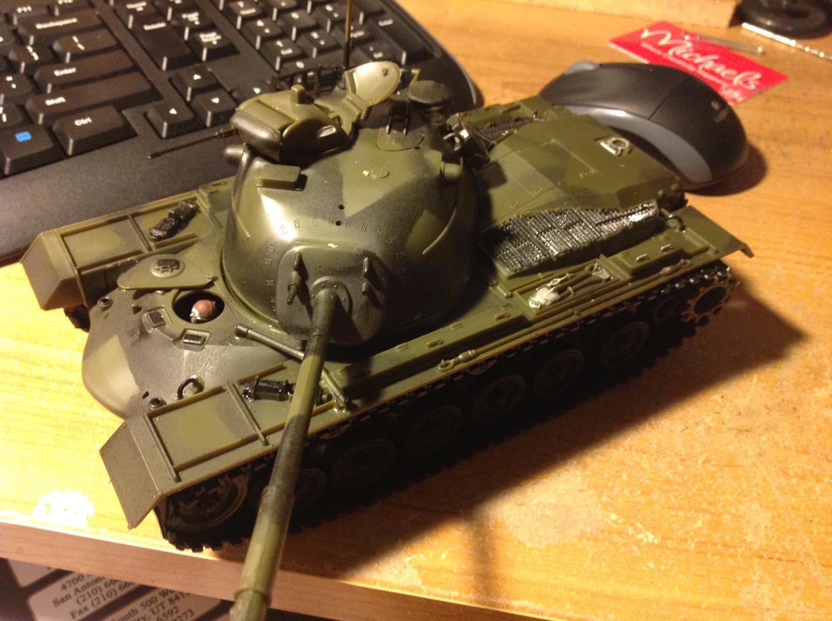 Revell 85-7853 M48A2 Patton Tank Model Kit 1:35 Scale 152-Piece Skill Level 4 Plastic Model Tank Building Kit customer photo 1