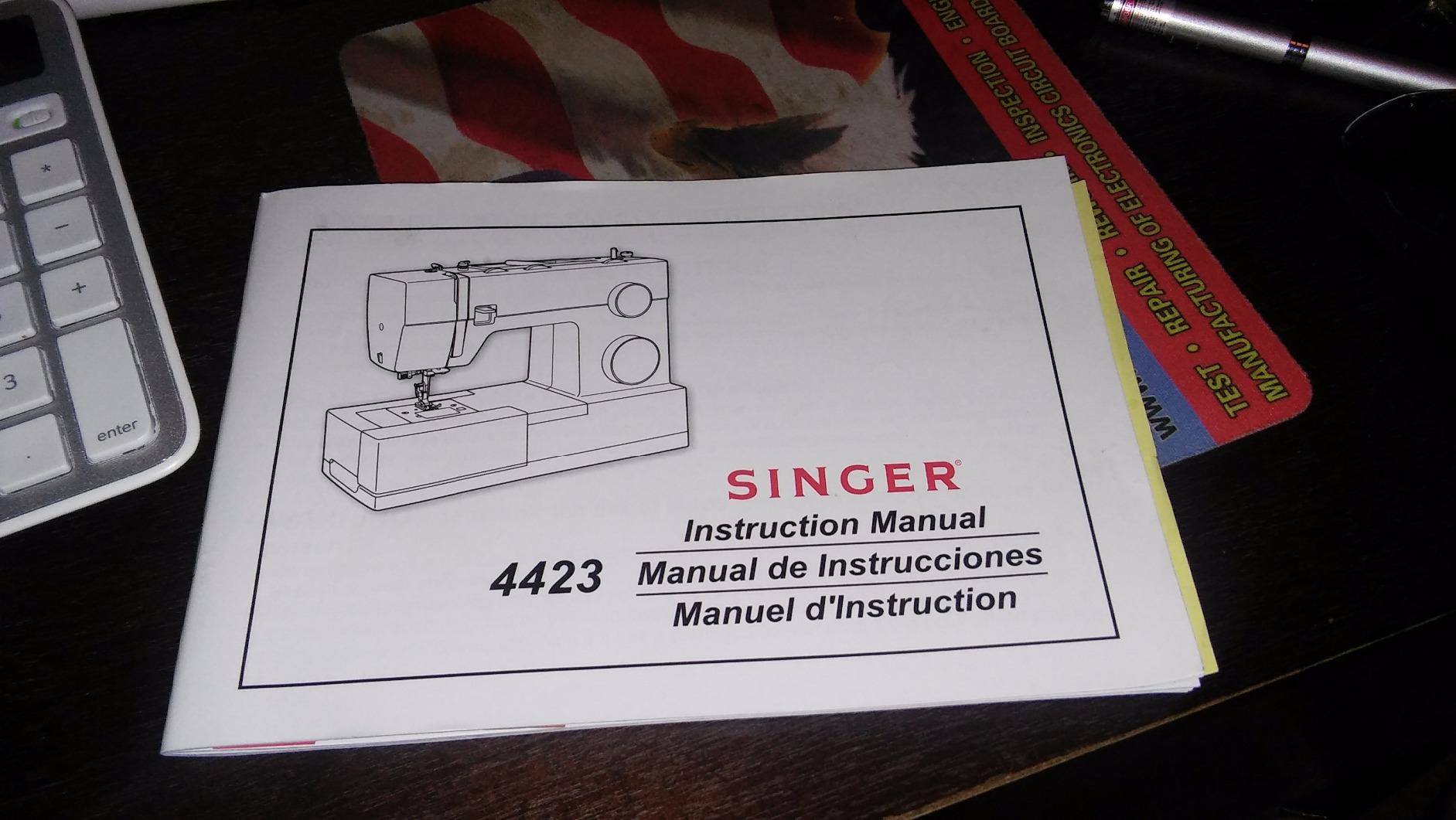 SINGER® 4423 (Grey) High Speed Heavy Duty Sewing Machine with Accessory Kit customer photo 1