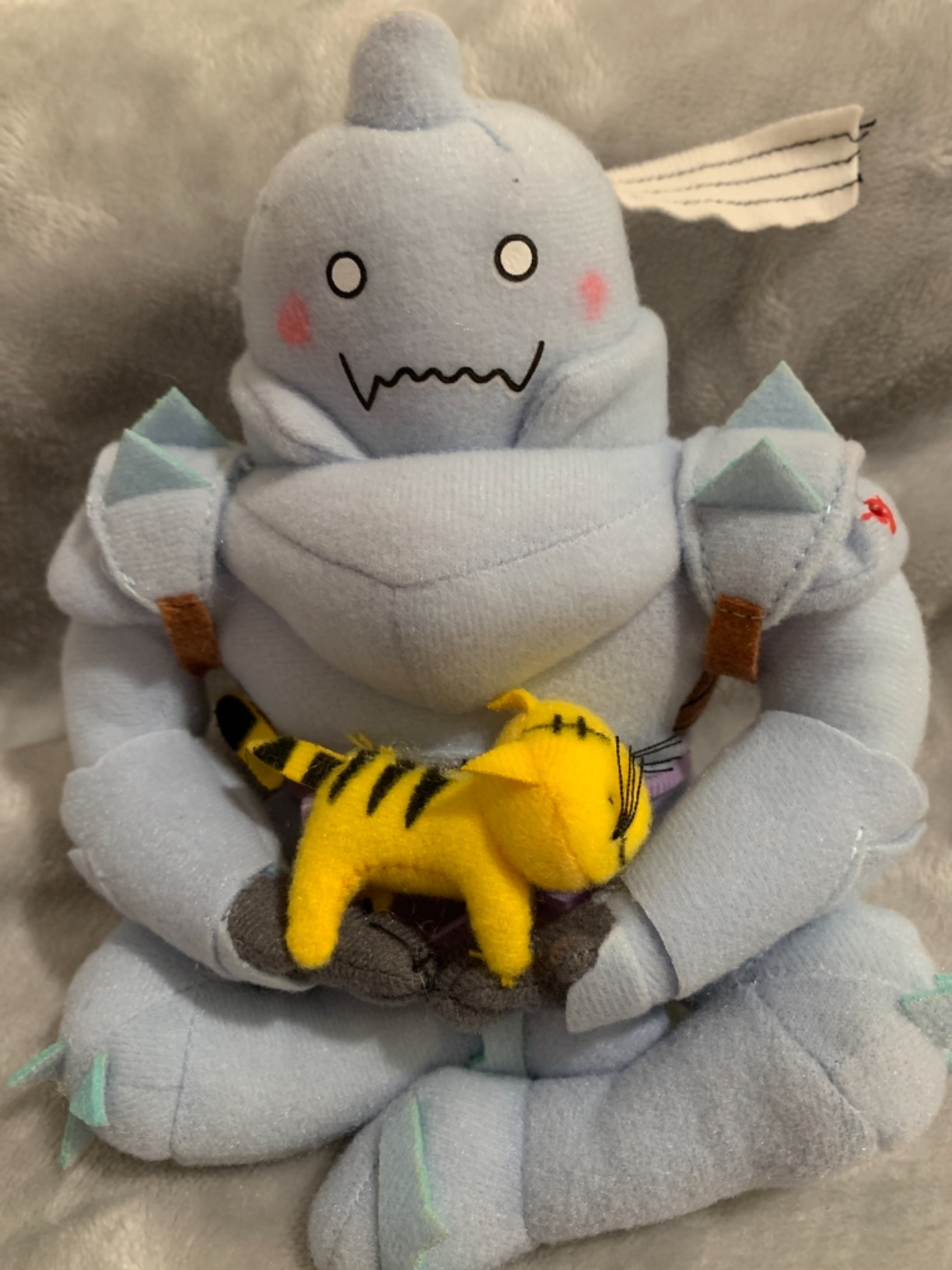 Great Eastern Entertainment Full Metal Alchemist Alphonse Sitting Plush, Blue customer photo 2
