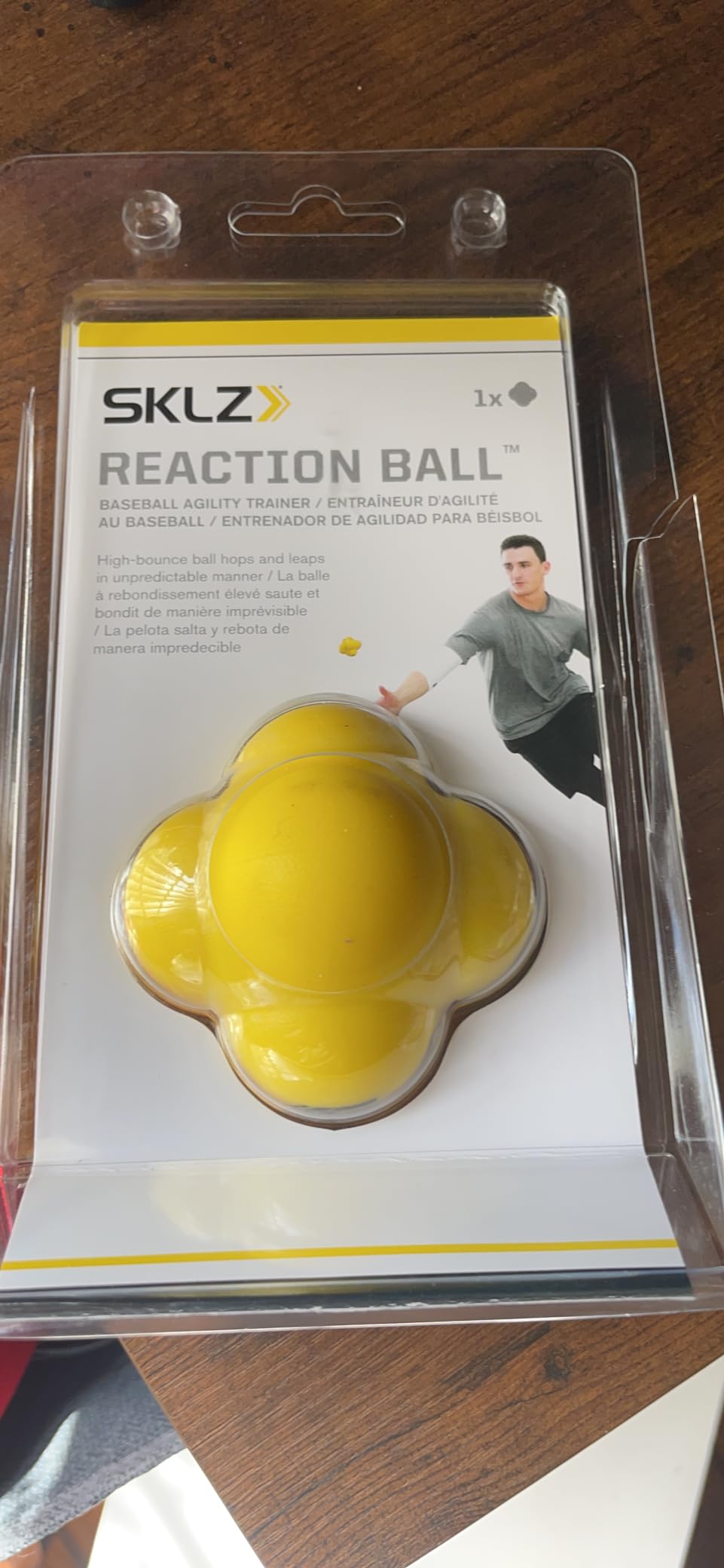 SKLZ Reaction Ball - Baseball and Softball Reflex and Agility Trainer customer photo 1