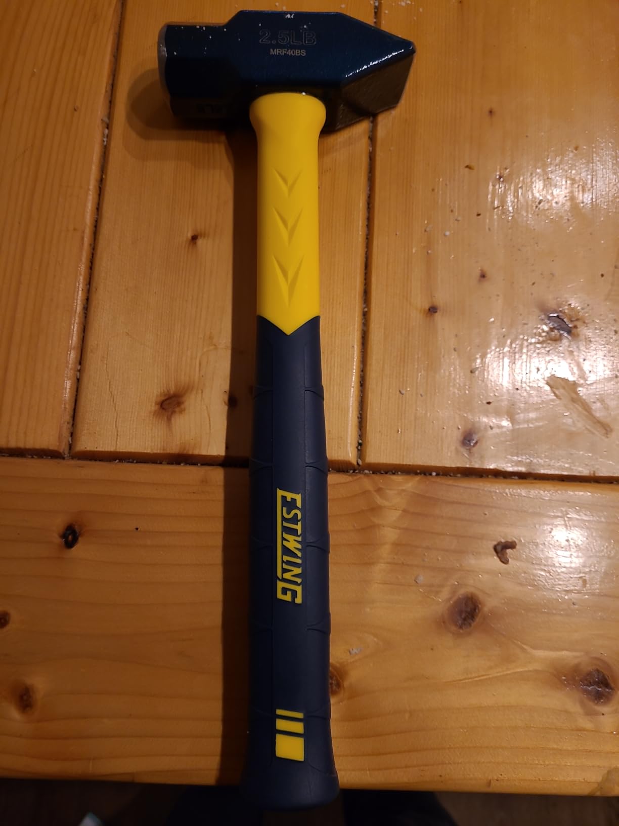ESTWING Sure Strike Blacksmith's Hammer, 40 oz Hand Sledge, MRF40BS customer photo 2