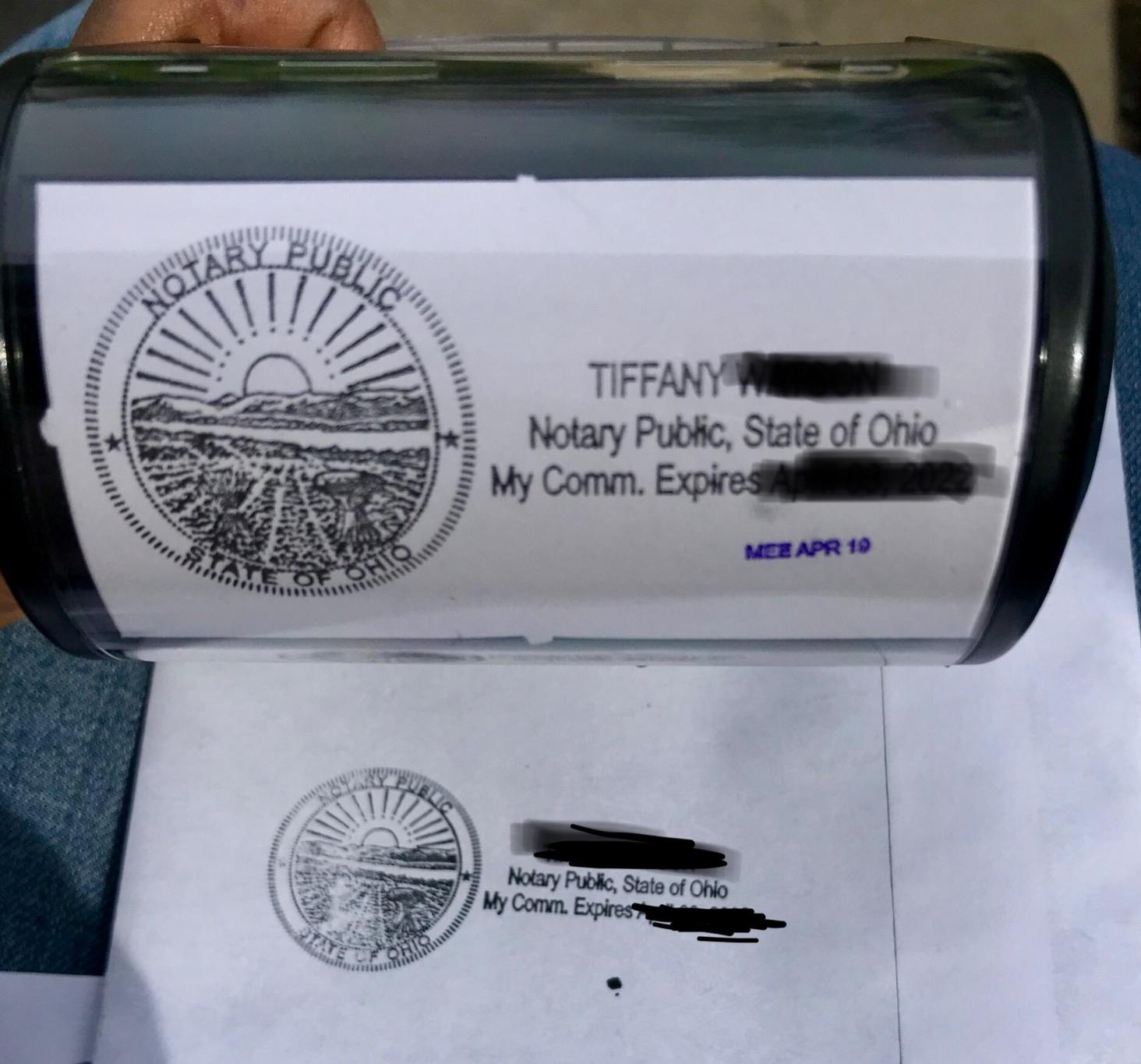 ExcelMark Notary Stamp for All 50 States - Official State Seal customer photo 1