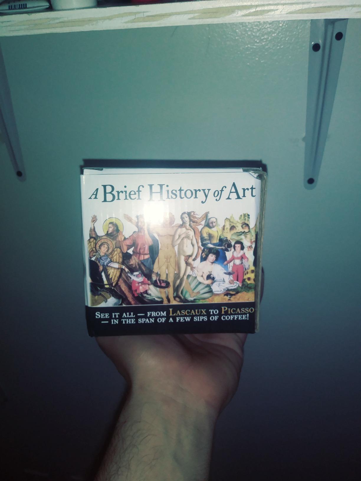 Brief History of Art Coffee Mug - History's Greatest Masterpieces From Da Vinci to Koons - Comes in a Fun Gift Box customer photo 1