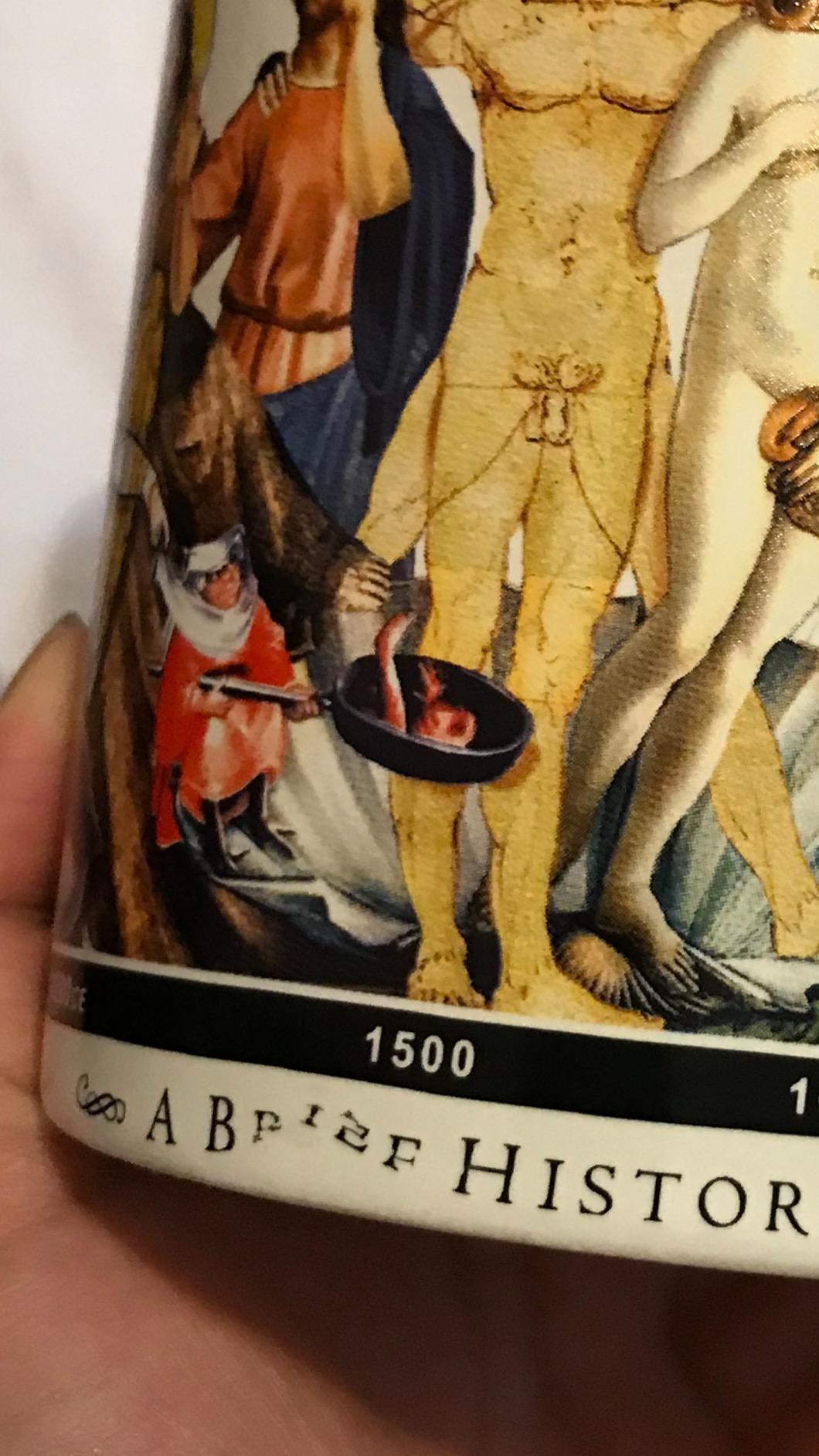 Brief History of Art Coffee Mug - History's Greatest Masterpieces From Da Vinci to Koons - Comes in a Fun Gift Box customer photo 2