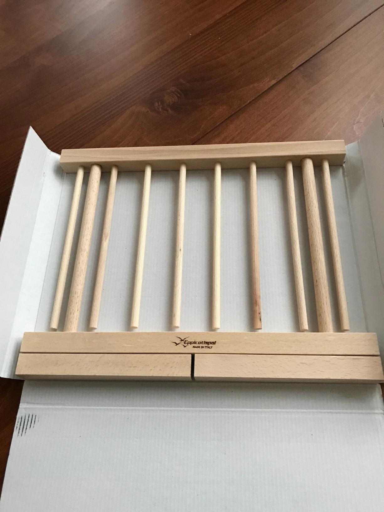 Eppicotispai EP 102 Natural Beechwood Collapsable Pasta Drying Rack customer photo 2