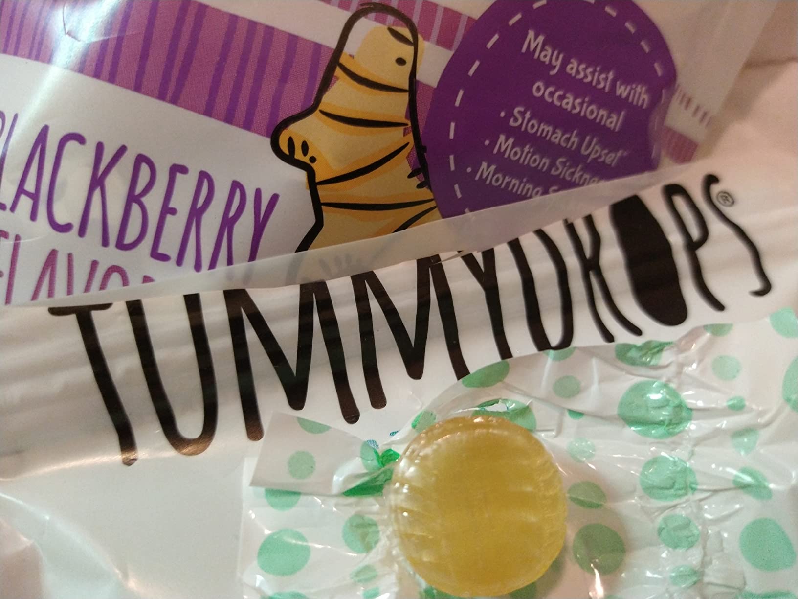 Tummydrops Natural Peppermint Lozenges, 33 ct, for Queasy Stomachs - Gastroenterologist Formulated, Organic Ingredients customer photo 1