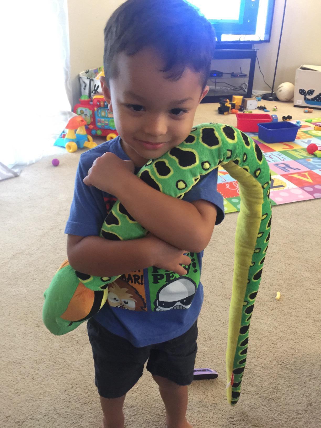 Wild Republic Anaconda Snake Stuffed Animal, Plush Toy, Reptile, 54