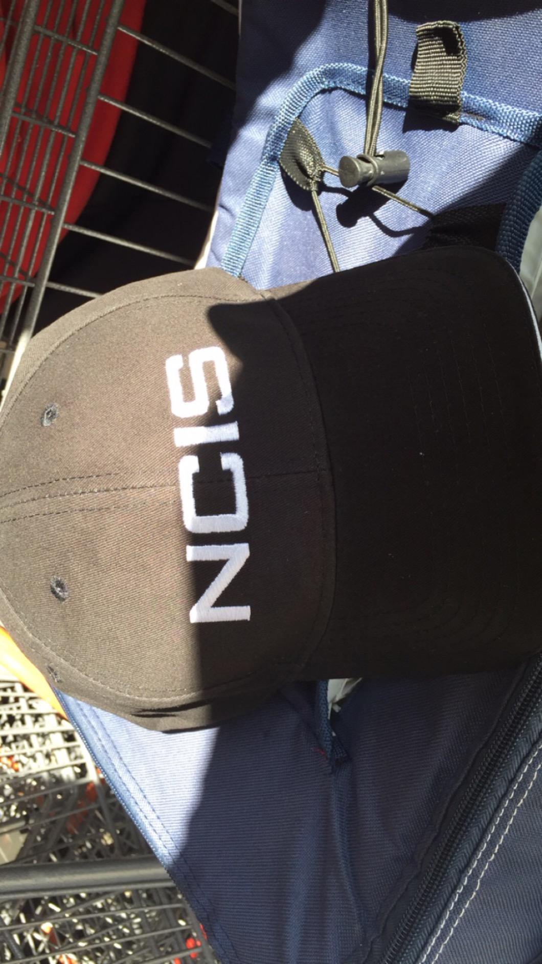 NCIS Special Agents Logo Black Cap Adjustable Hat customer photo 1
