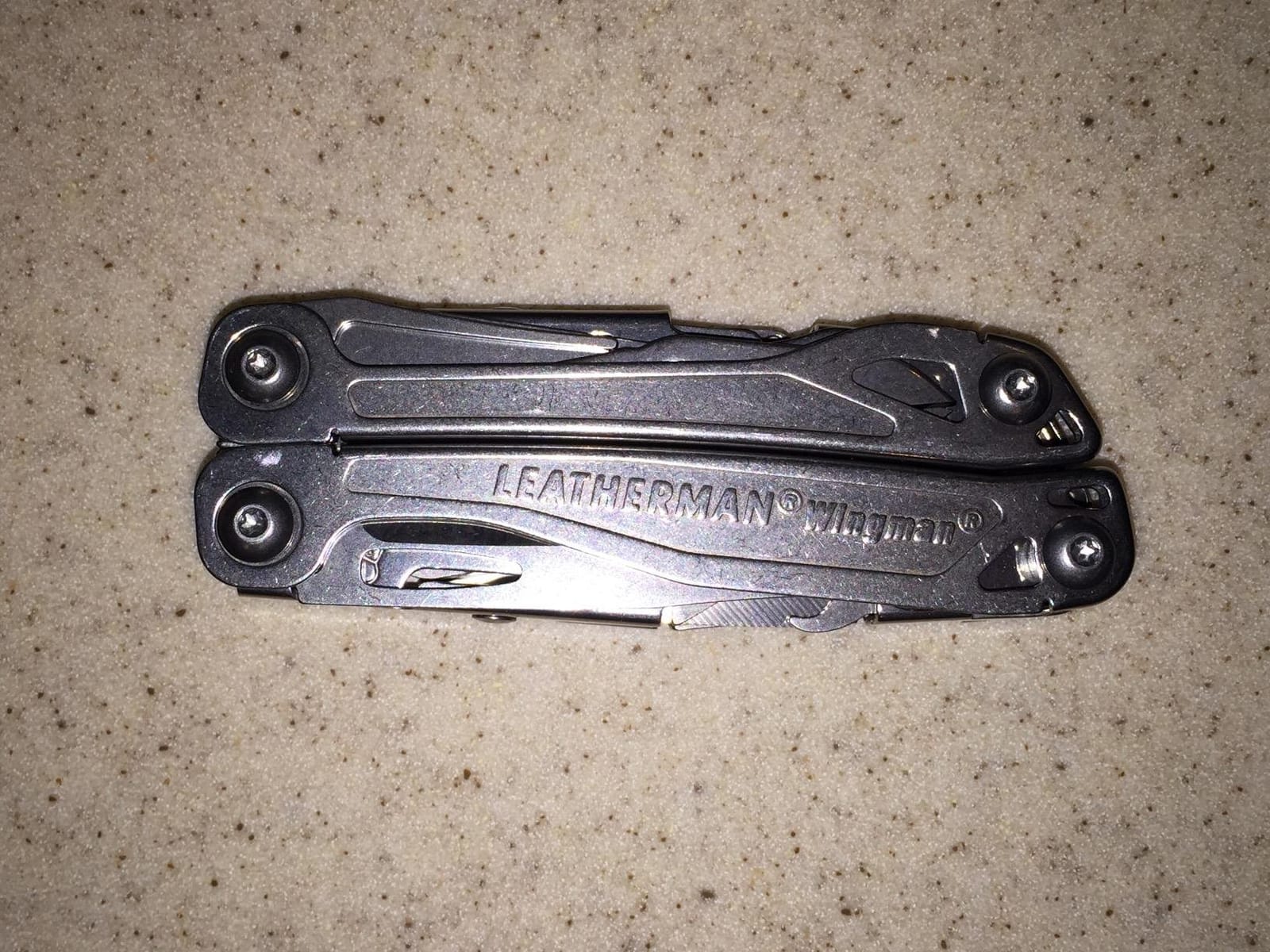 LEATHERMAN Wingman Multi-Tool, Spring-Action Pliers and Scissors, Stainless customer photo 2
