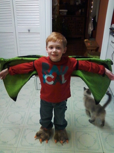 Pteranodon Dinosaur Plush Wings for Kids with 47 inch Wingspan customer photo 2