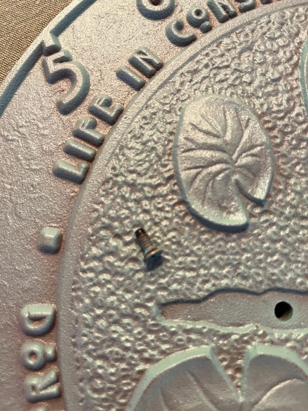 Whitehall Products Frog Sundial, Copper Verdi customer photo 2