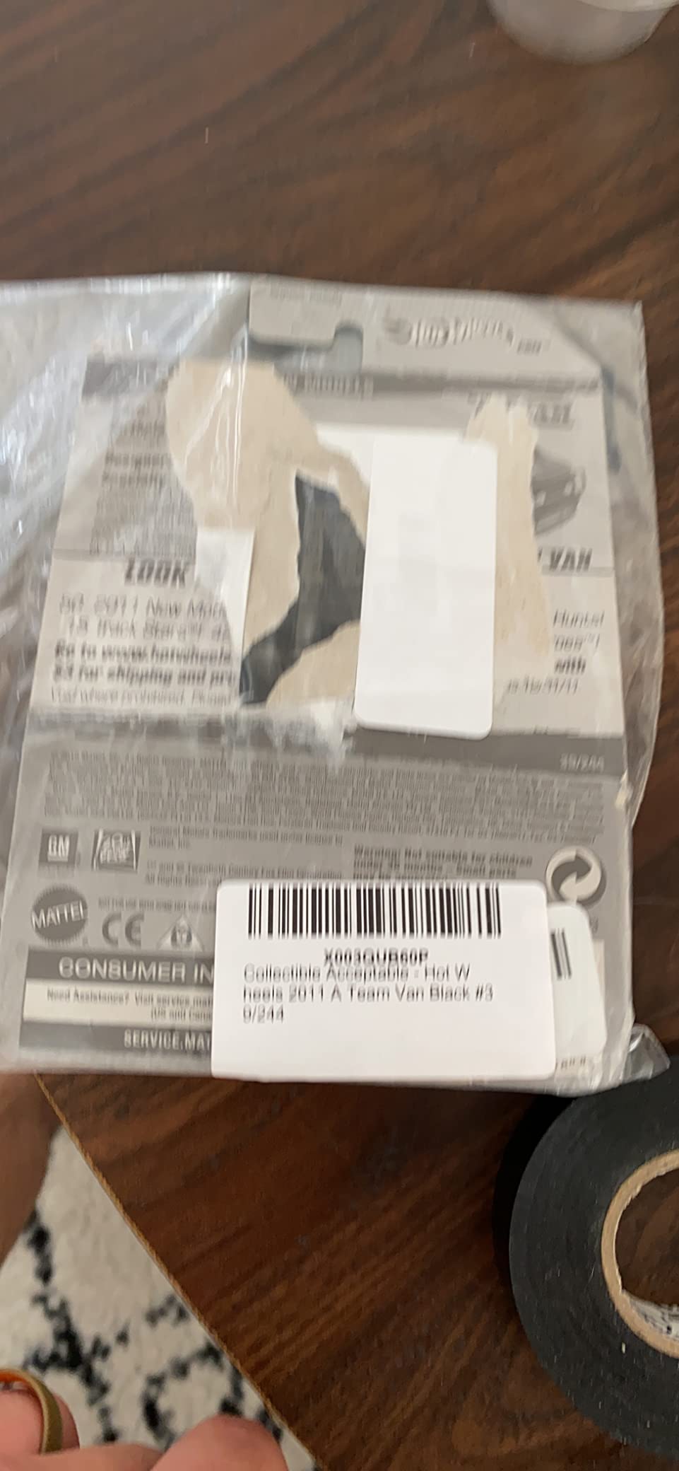 Hot Wheels 2011 A Team Van Black #39/244 customer photo 2
