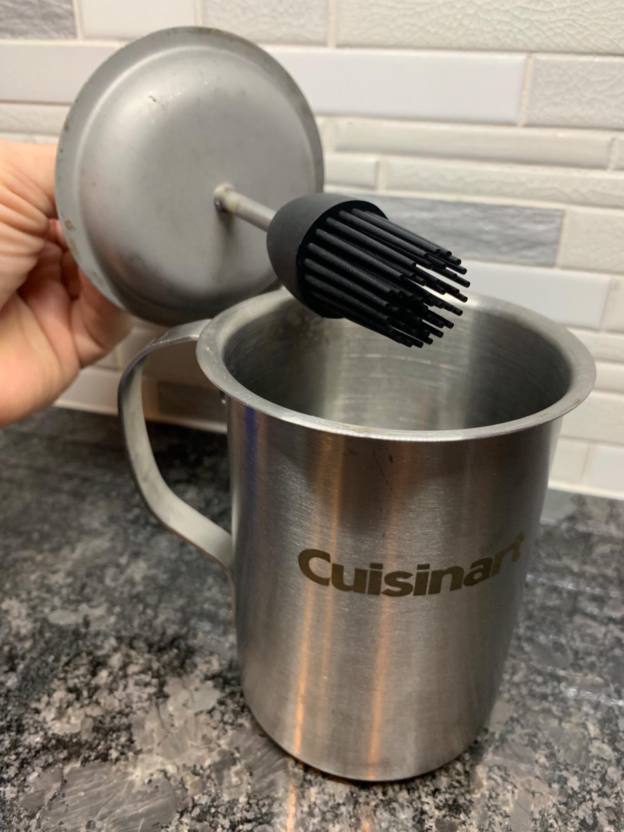 Cuisinart Sauce Pot and Basting Brush Set, 16 oz. Stainless Steel Grill Accessory with Silicone Basting Brush for Cooking & BBQ, Easy to Clean BBQ Accessories for Smoking and Grilling customer photo 1