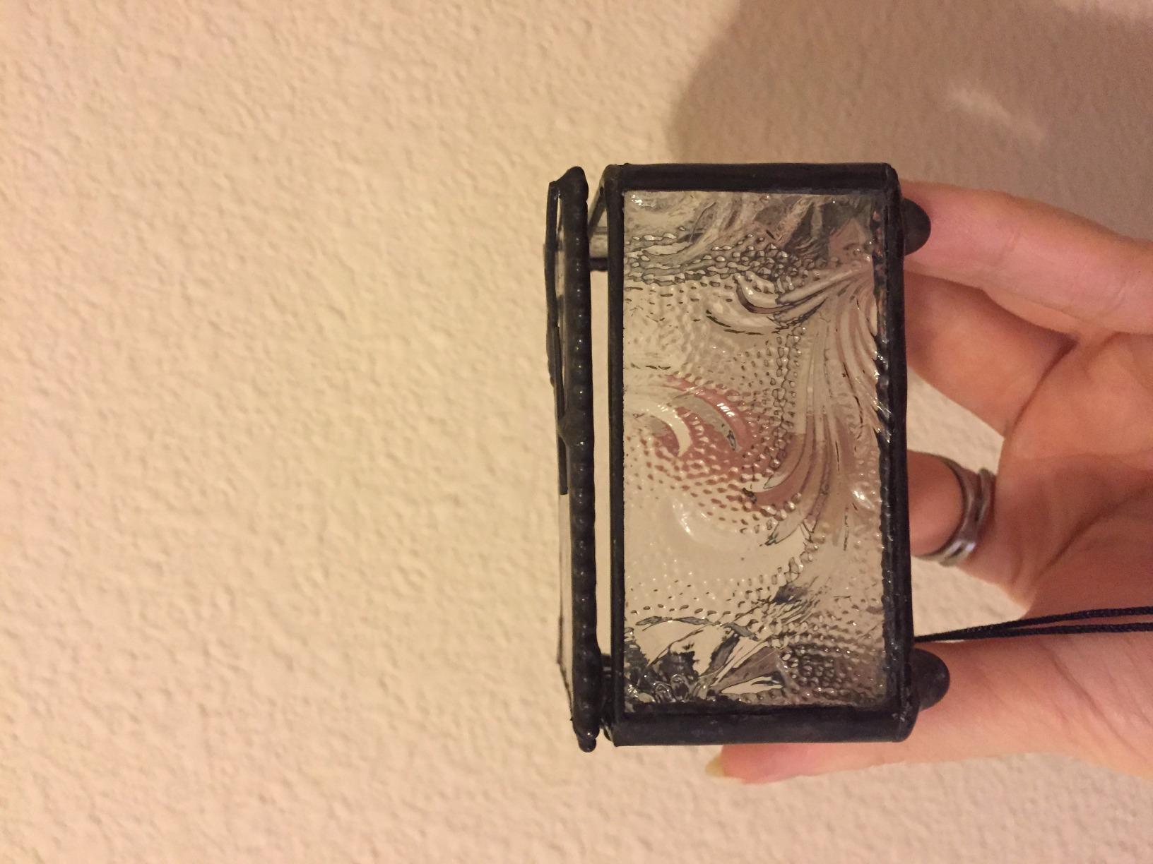 J Devlin Glass Art Dragonfly Trinket Box for Jewelry and Keepsakes Box 291 customer photo 2