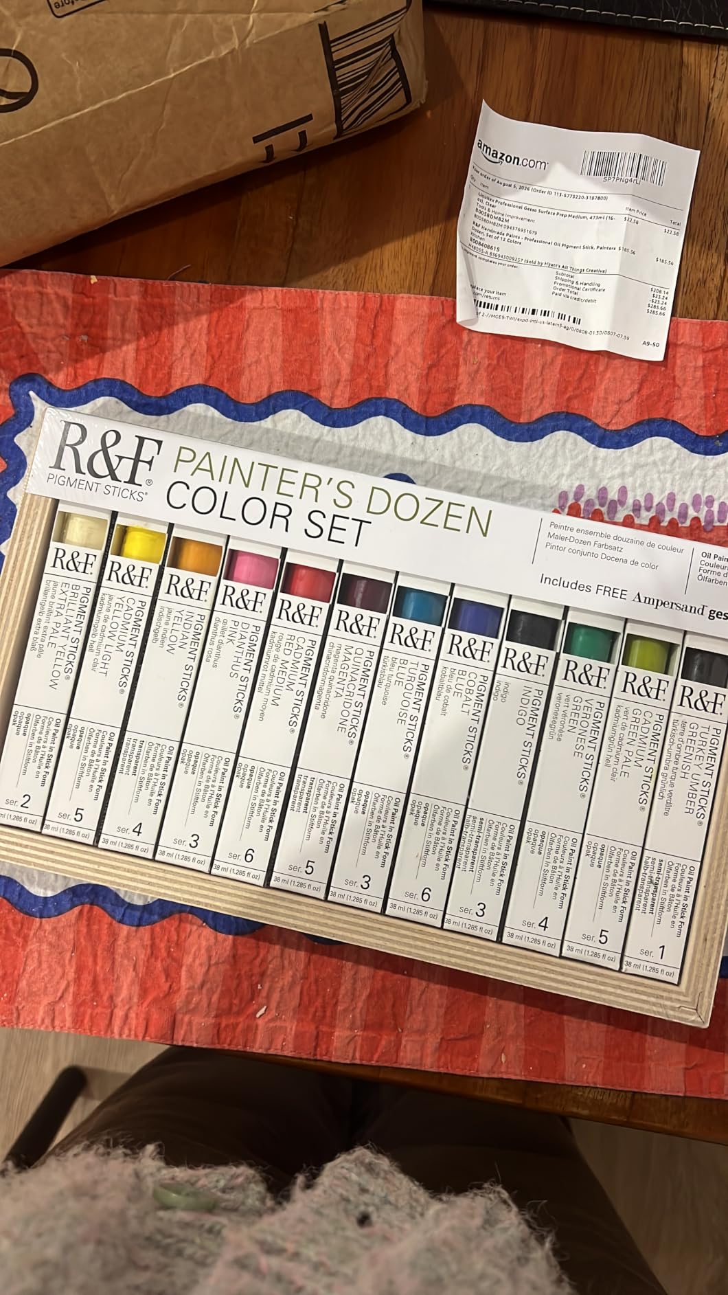 R&F Handmade Paints - Professional Oil Pigment Stick, Painters Dozen, Set of 12 Colors customer photo 1