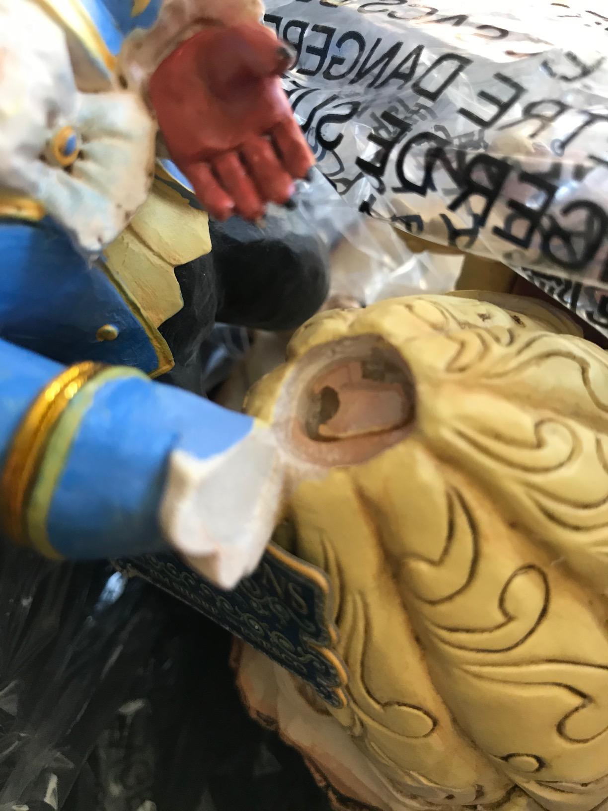 Disney Traditions by Jim Shore Beauty and the Beast Carved by Heart Stone Resin Figurine, 7.75” customer photo 1