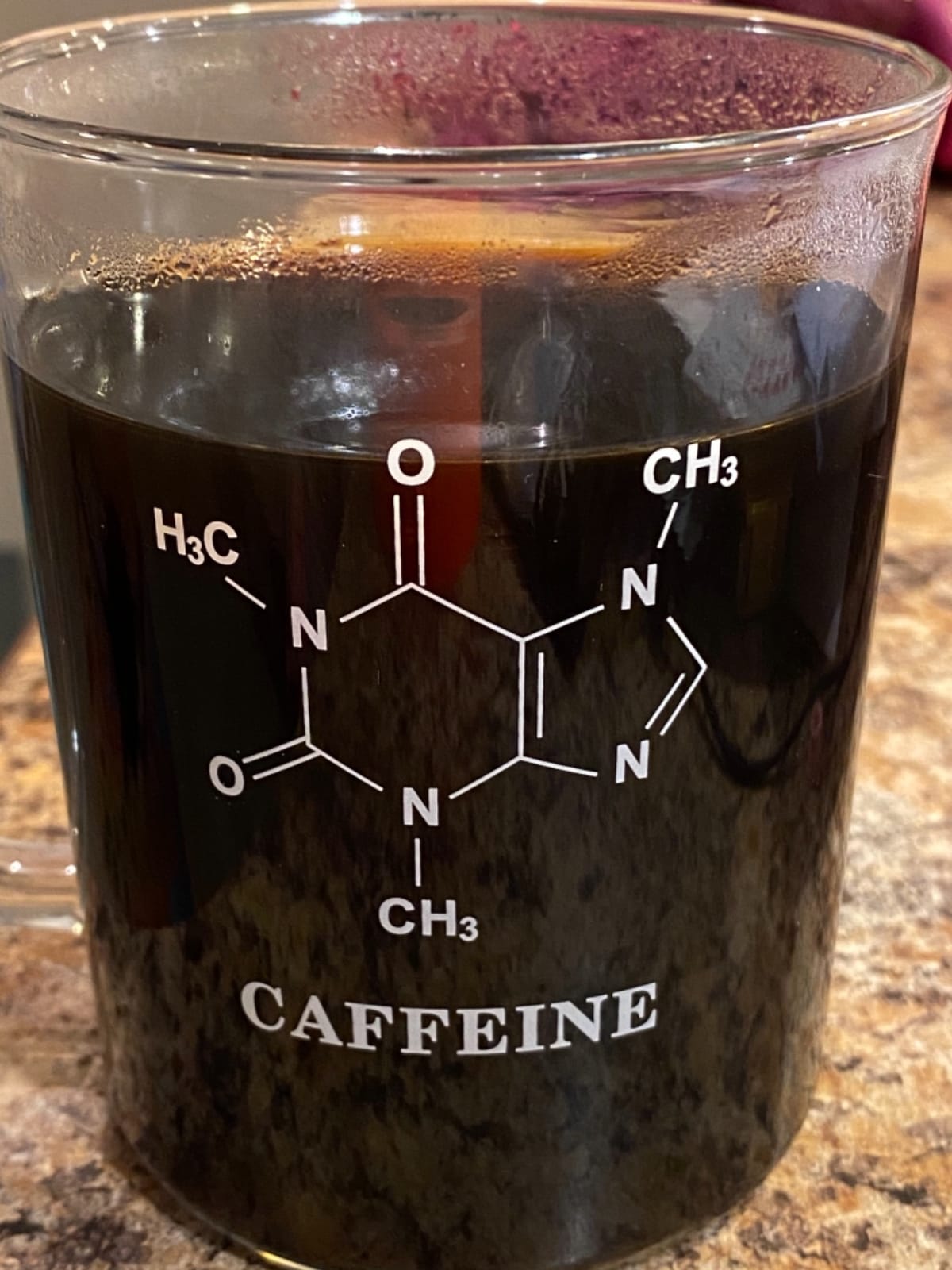 Scientific Glass Caffeine Beaker Mug (450mL) customer photo 2