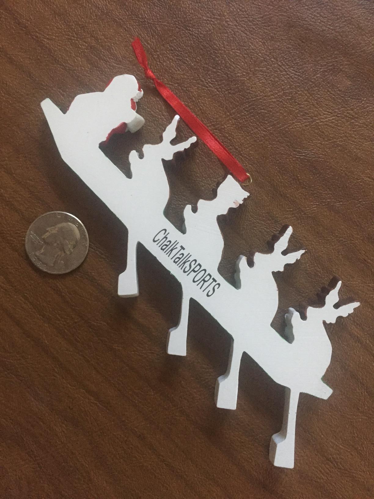 ChalkTalkSPORTS Crew Christmas Ornament - Rowing Reindeer customer photo 2