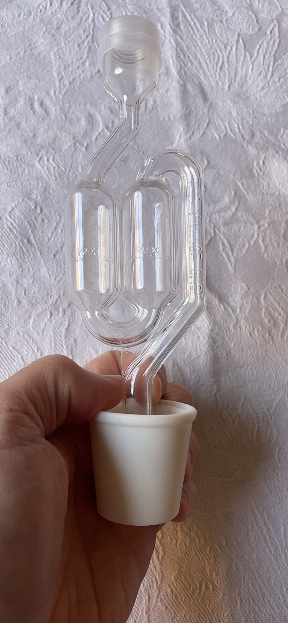 Fastrack Twin Bubble Airlock and Carboy Bung (2-Pack) | Fermentation Airlocks for Homebrewing Beer, Wine, Mead, and Kombucha customer photo 2