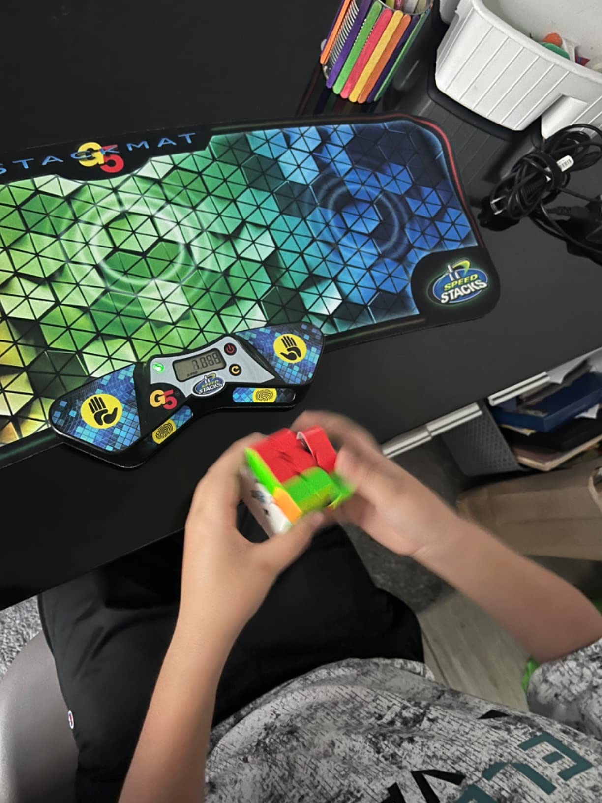 Speed Stacks G5 Timer | Official Sport Stacking and Cubing Association Timer | Accuracy to 0.001 Seconds, Batteries Included customer photo 2