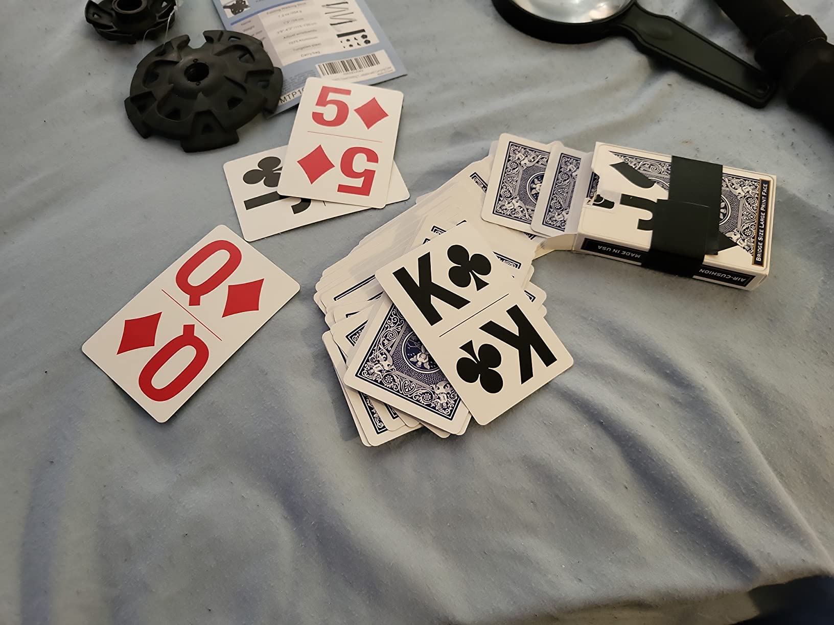 Bicycle Large Print Bridge Size Playing Cards Easy-to-Read for Seniors customer photo 2