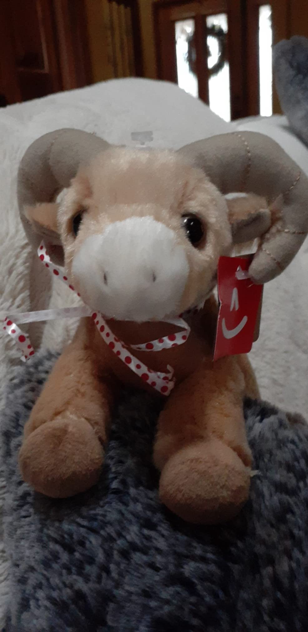 Aurora Adorable Mini Flopsie Big Horn Sheep Stuffed Animal - Mini Companions Ready for Playful Adventures - for Kids All Ages, Toddlers, Adults, and Families - Brown 8 Inches customer photo 1