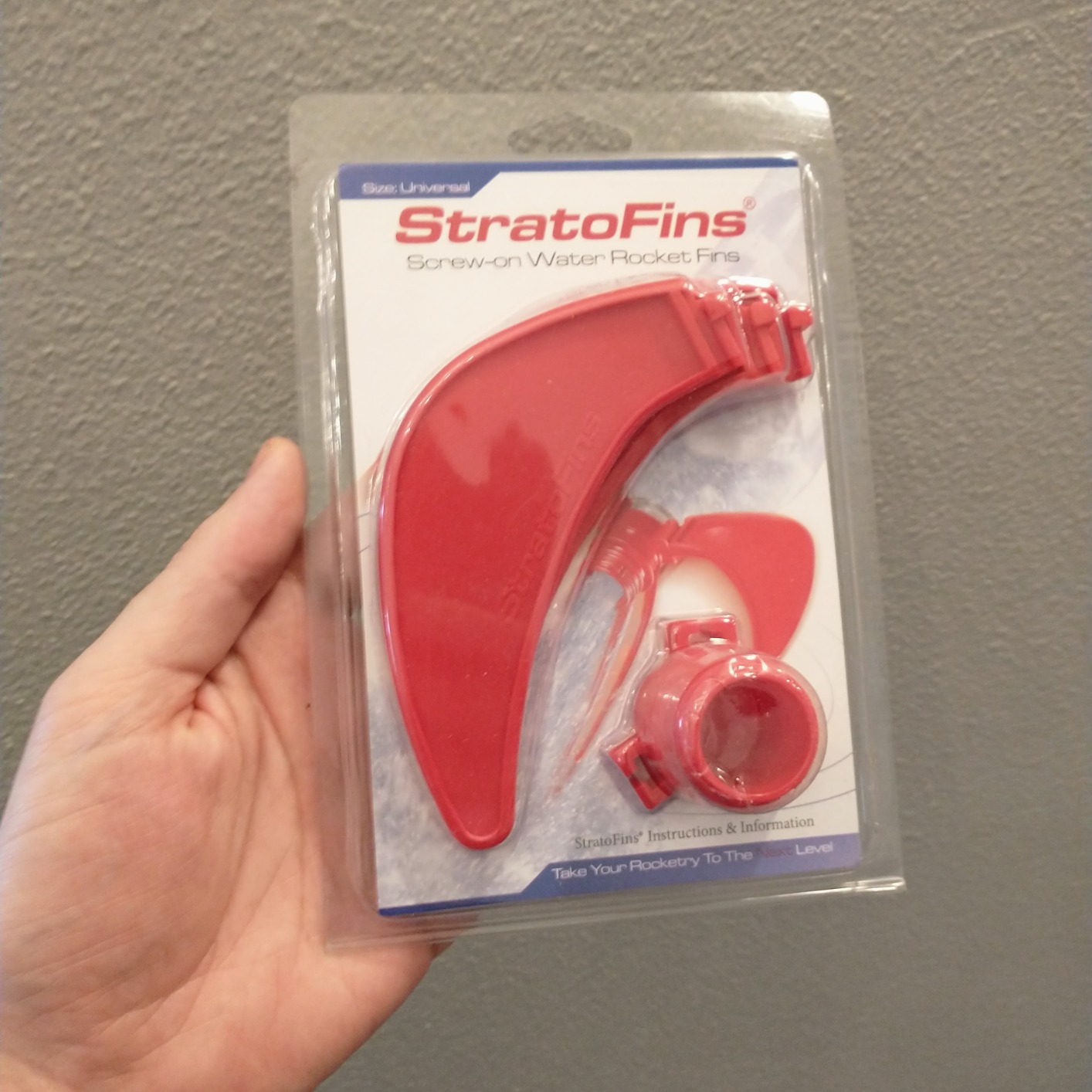 StratoFins Screw-on Water Rocket Fins - Compatible with 2 Liter Bottles or Smaller customer photo 2