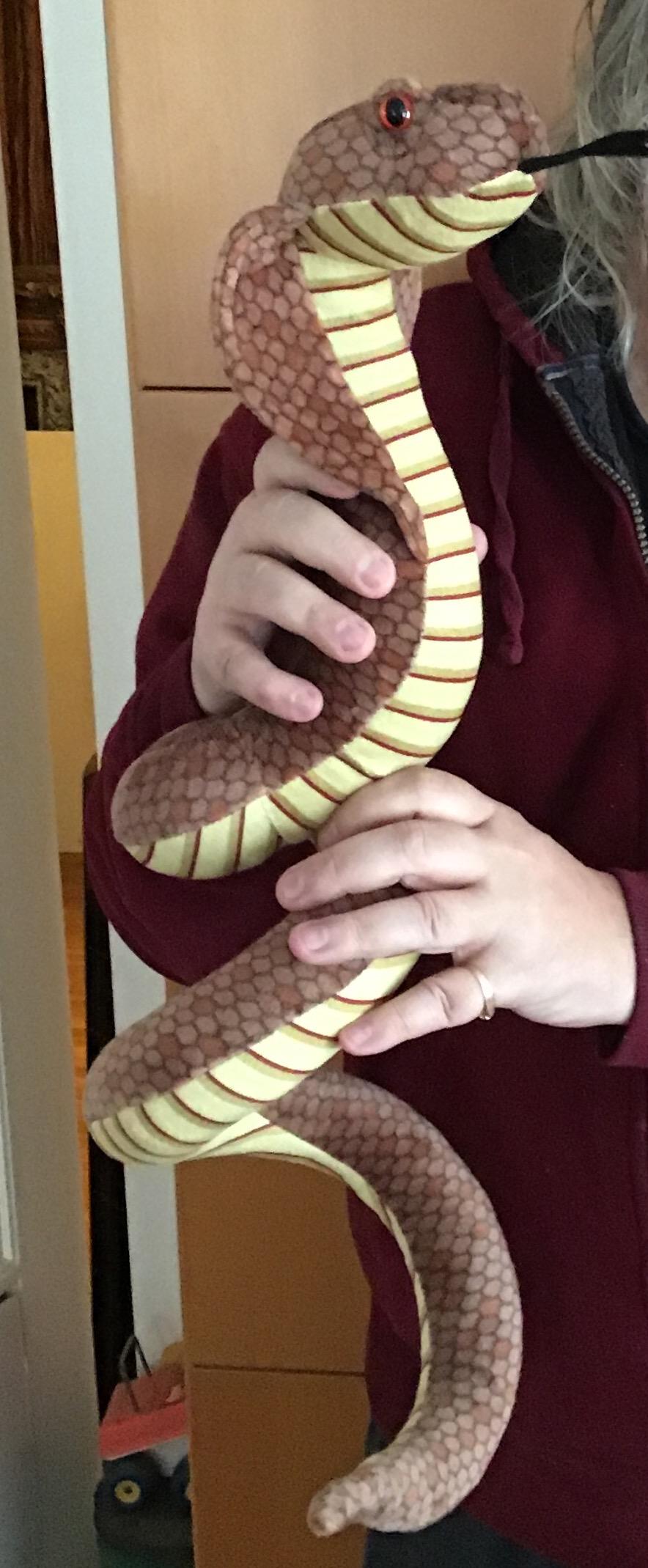 Wild Republic Cobra Plush, Stuffed Animal, Plush Toy, Gifts for Kids, Cuddlekins 12 Inches customer photo 2