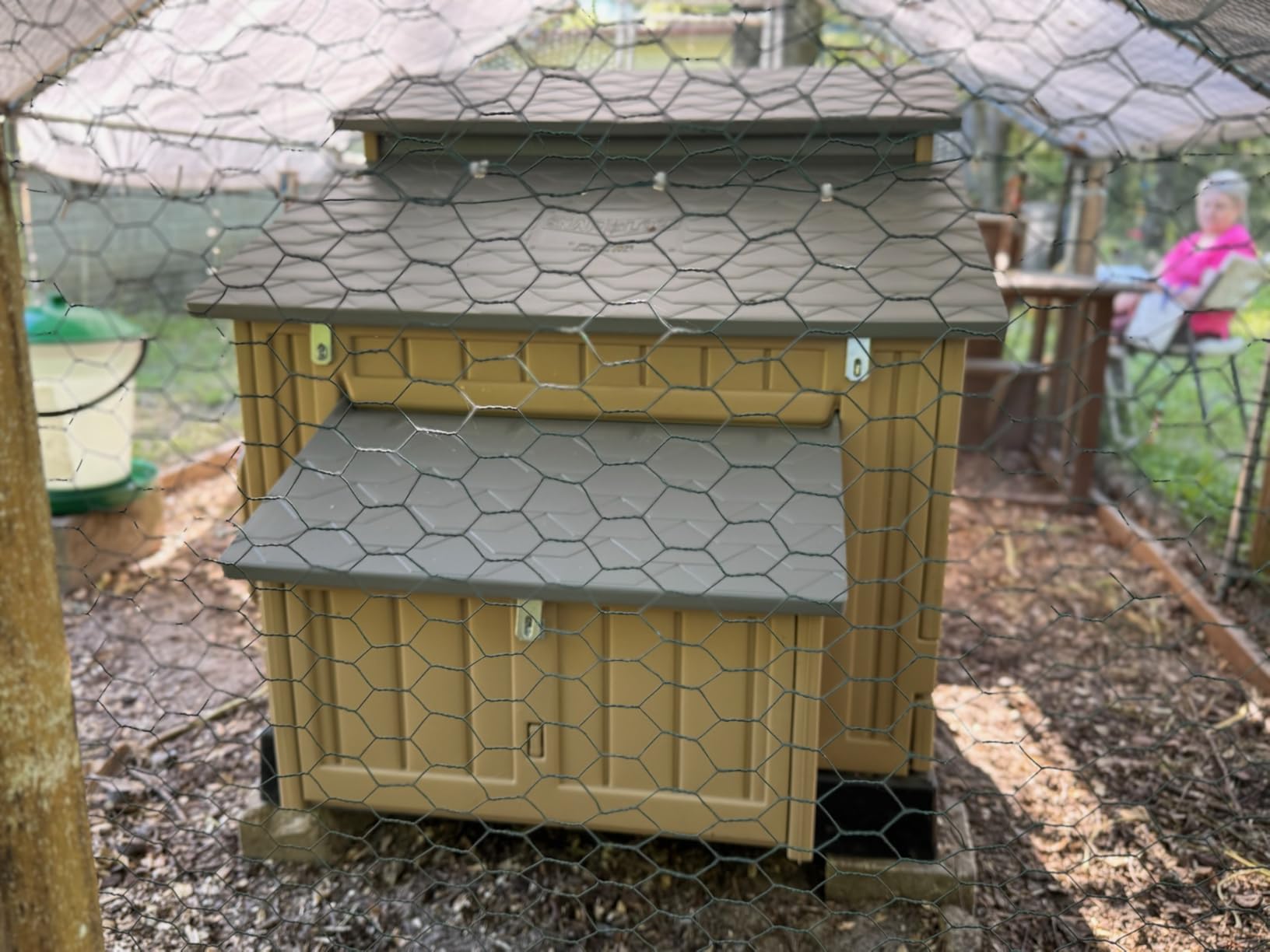 Hatching Time Formex Snap Lock 4-6 Large Chicken Coop, Backyard Hen House customer photo 2