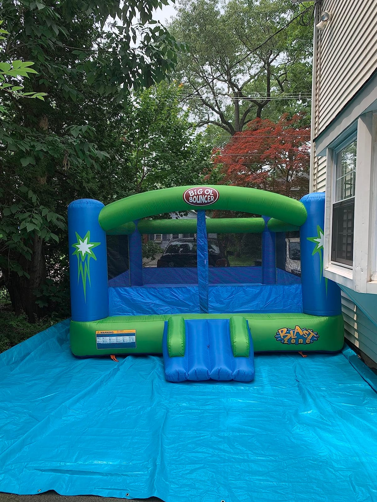 Blast Zone Big Ol Bouncer Inflatable Bounce House w/Blower - Huge - Premium Quality - 6 Players customer photo 2