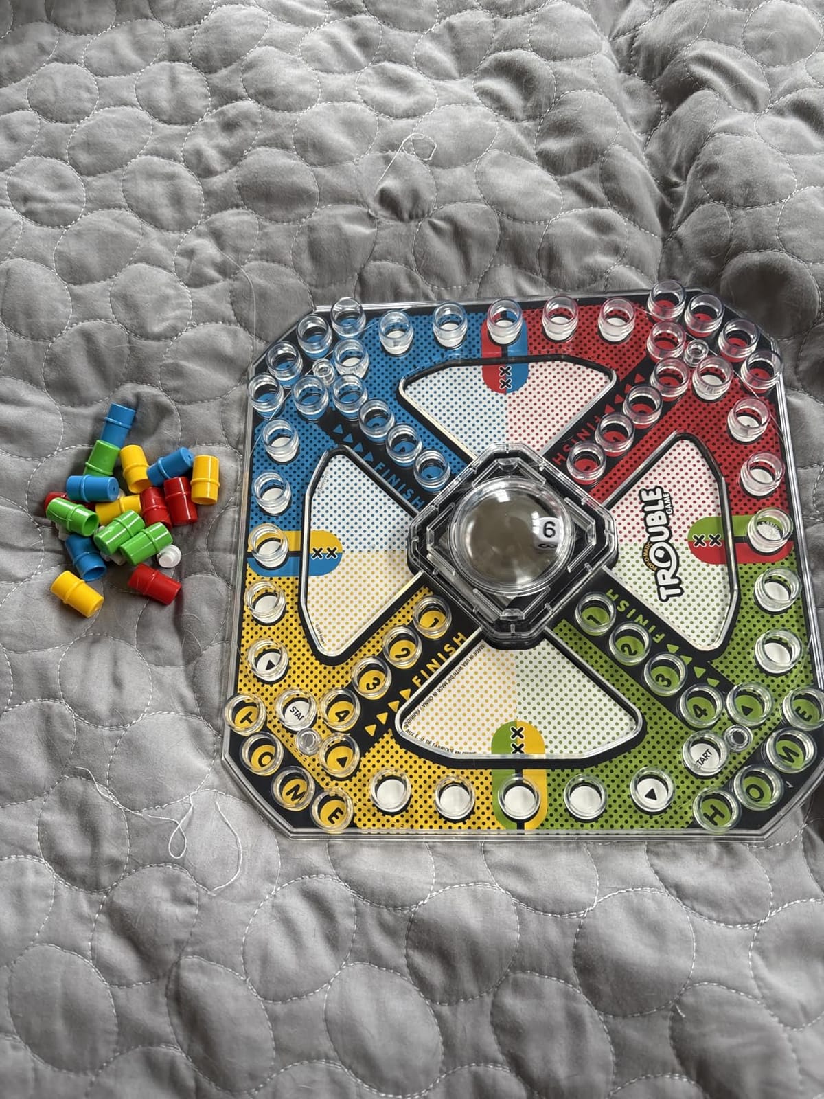 Hasbro Gaming Trouble Board Game for Kids Ages 5 and Up 2-4 Players customer photo 1
